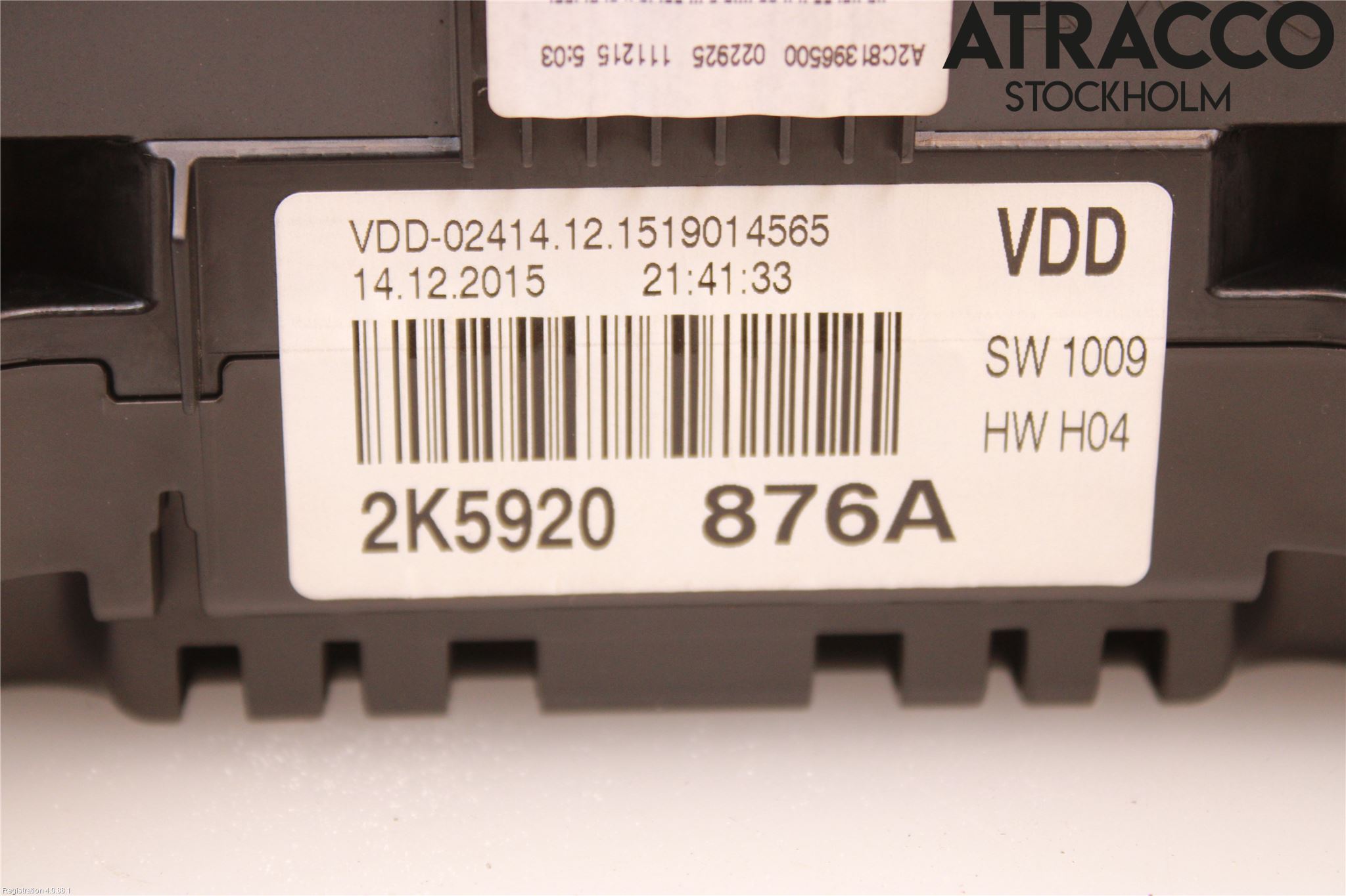 Volkswagen VW CADDY 16-20 Instr Kombinert