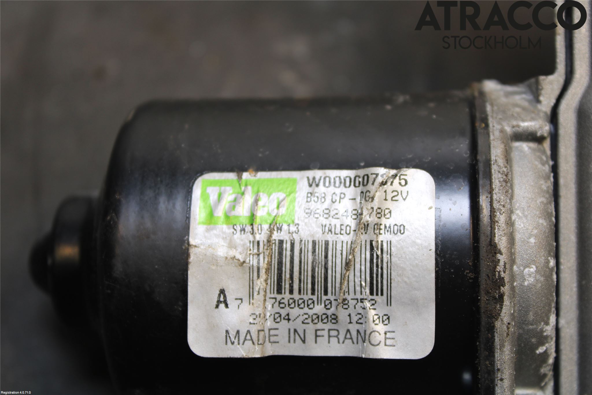 Citroen C4 GRAND PICASSO 07-13 Viskermotor Frontrute