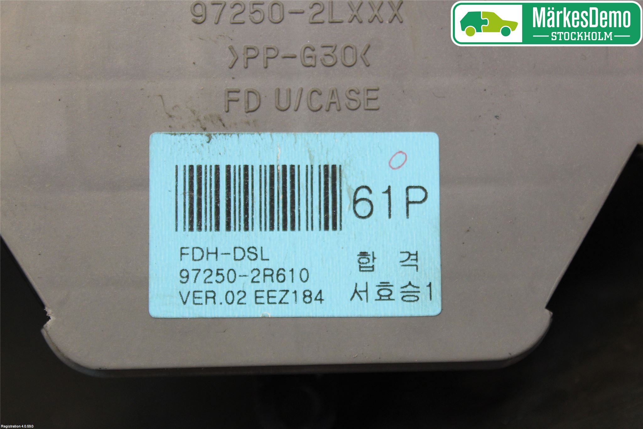 Hyundai i30 FD 07-12 Varme Ac Betjening-Display