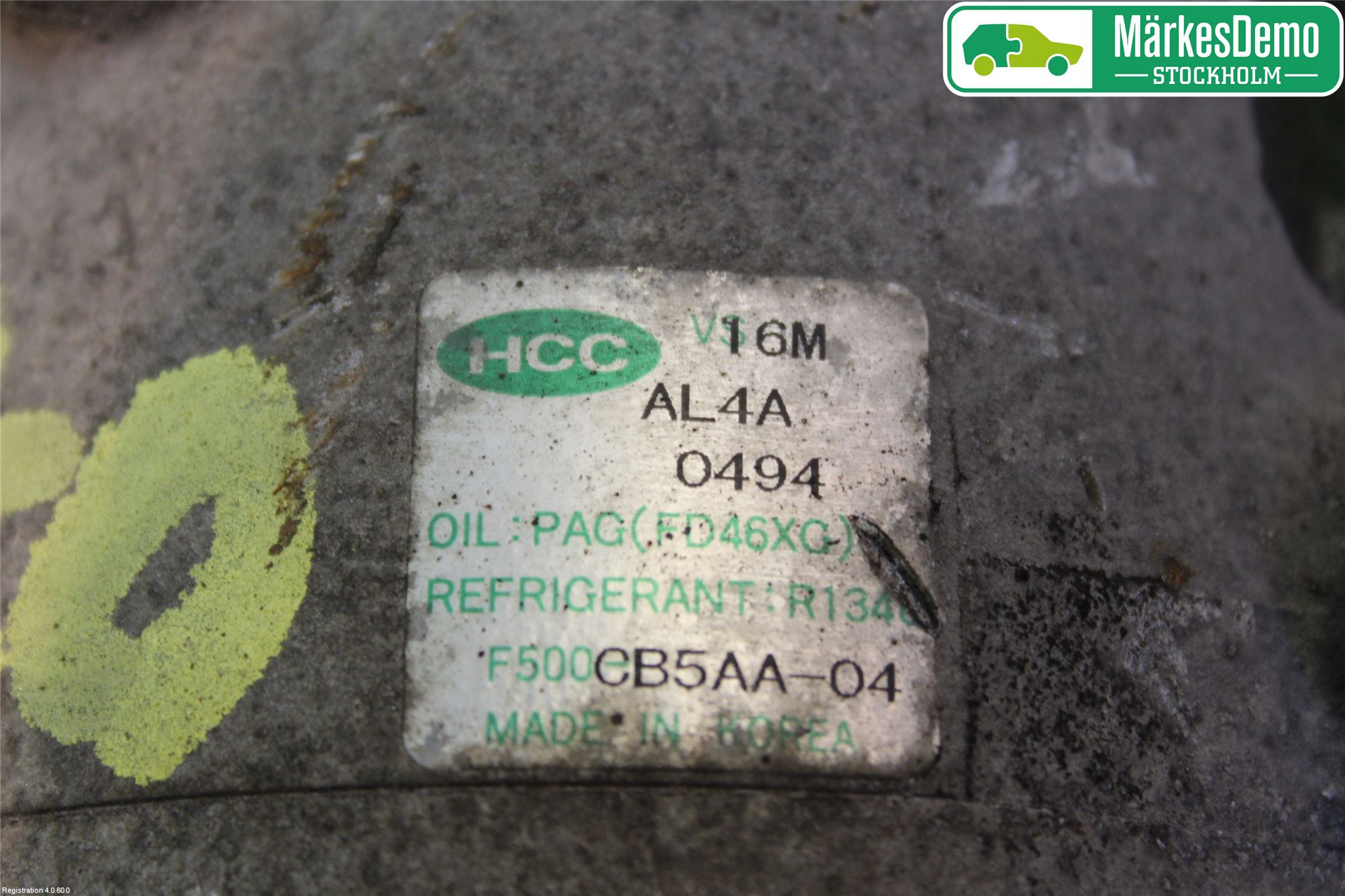 Hyundai ACCENT 06-11 Varme Ac Kompressor