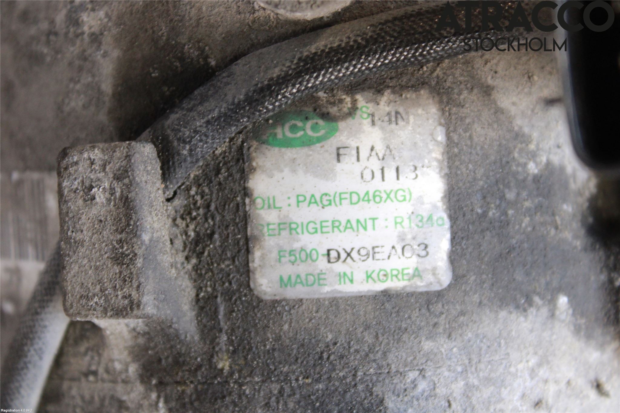 Kia SPORTAGE (SL) 11-15 Varme Ac Kompressor