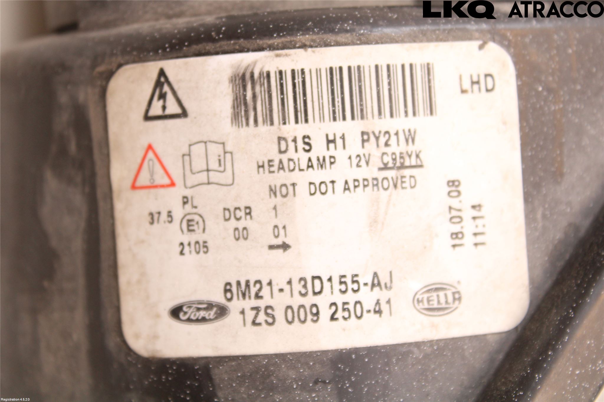 Ford S-MAX 06-15 Frontlykt Venstre