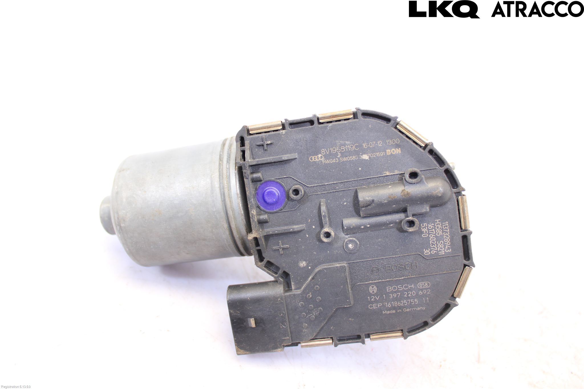 Audi A3/S3 8V 13-20 Viskermotor Frontrute