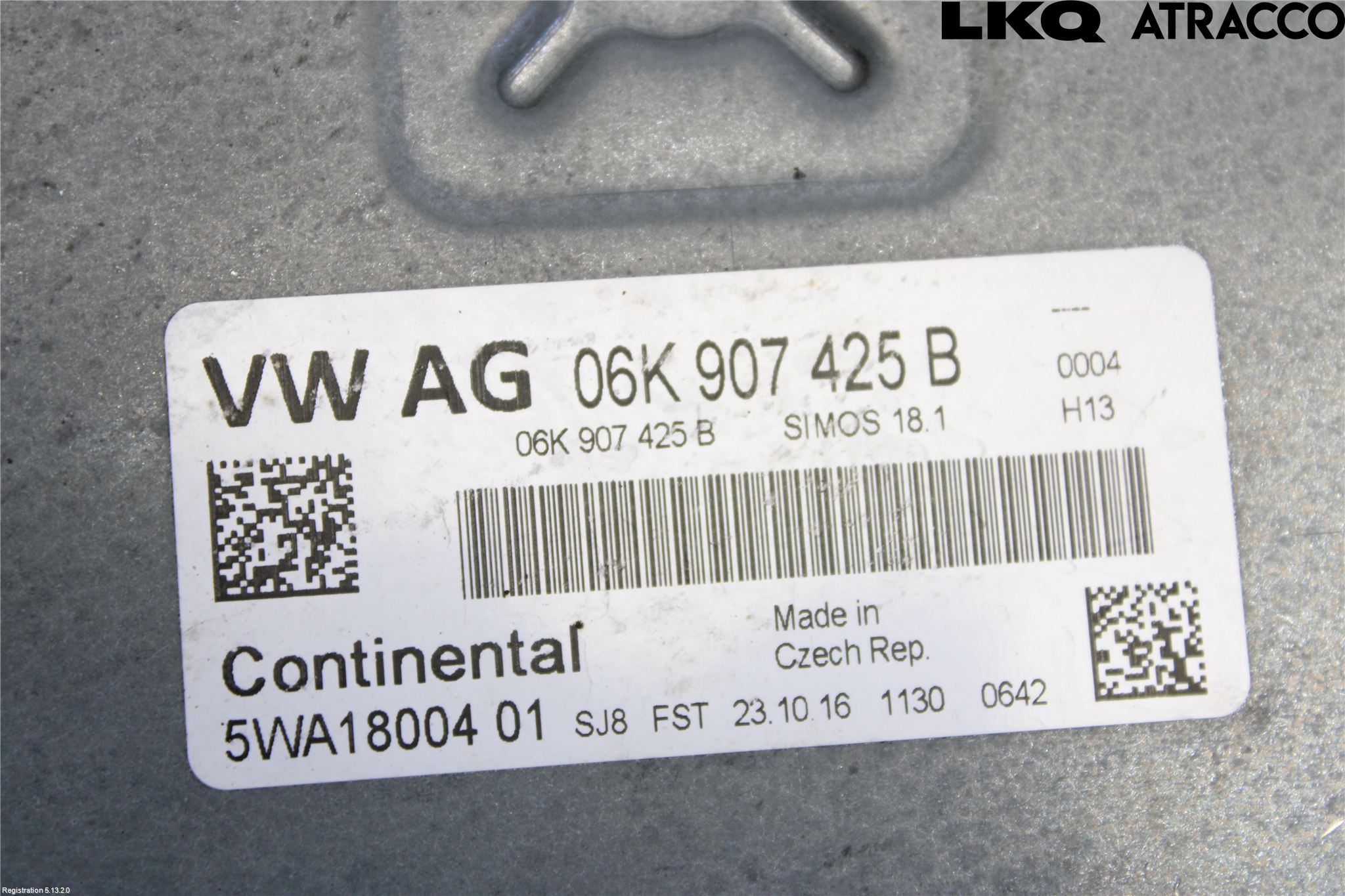 Volkswagen VW GOLF / E-GOLF VII 13-20 Styreenhet Innsprøytning