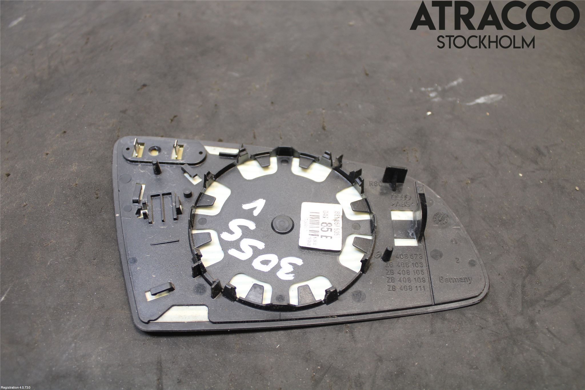 Audi A3/S3 05-13 Speil Glass V