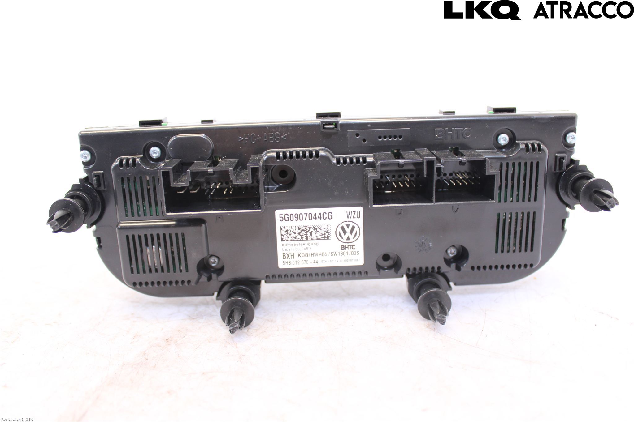 Volkswagen VW GOLF / E-GOLF VII 13-20 Varme Ac Betjening-Display