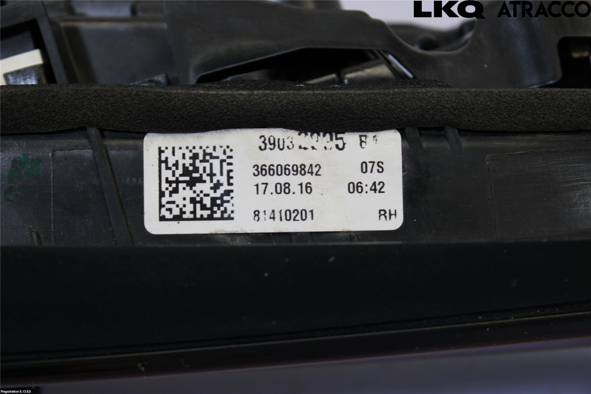 Opel ASTRA K 16-22 Baklykt Høyre  På Luke(Indre)
