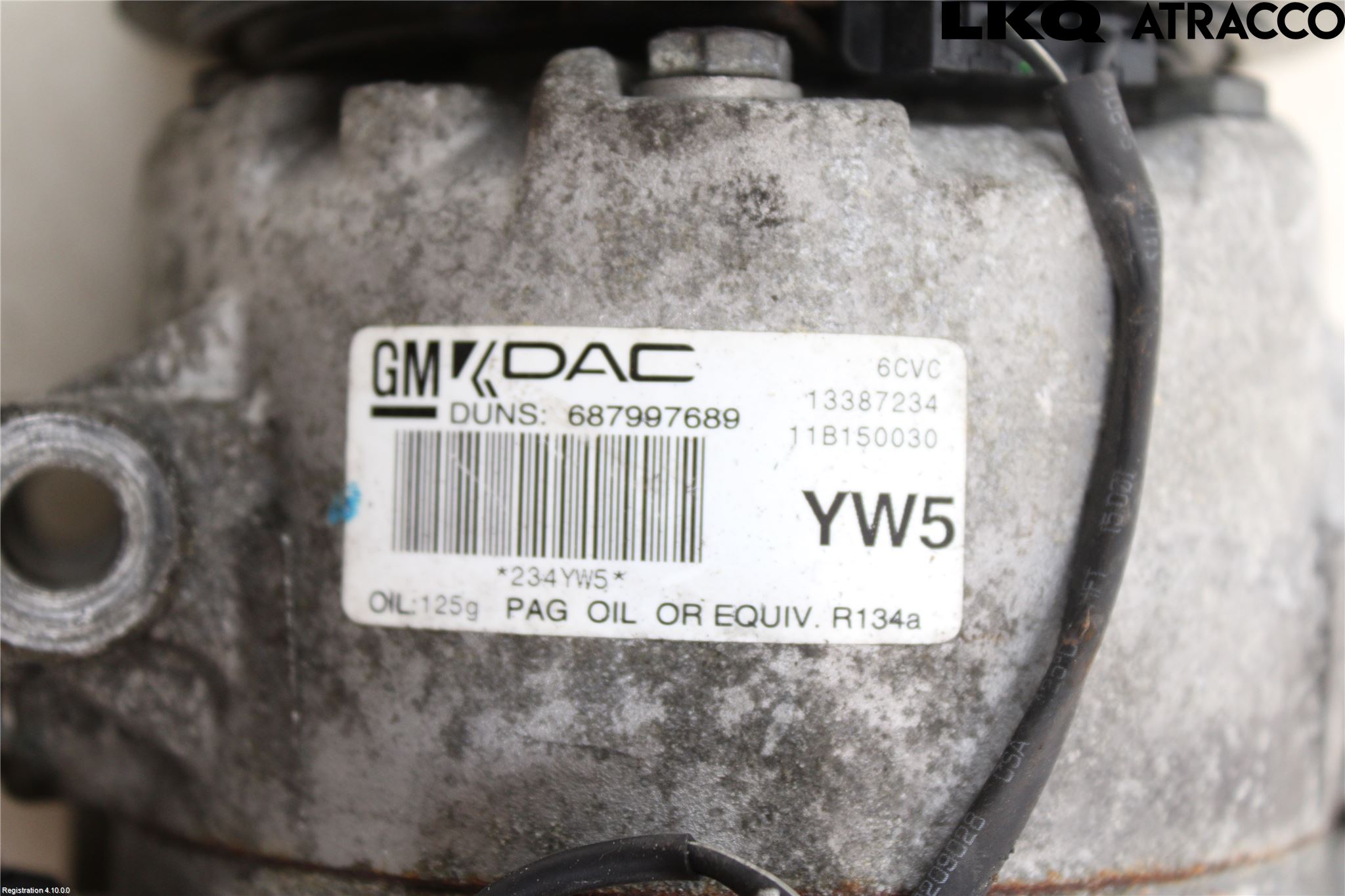 GM CHEVROLET CRUZE Varme Ac Kompressor