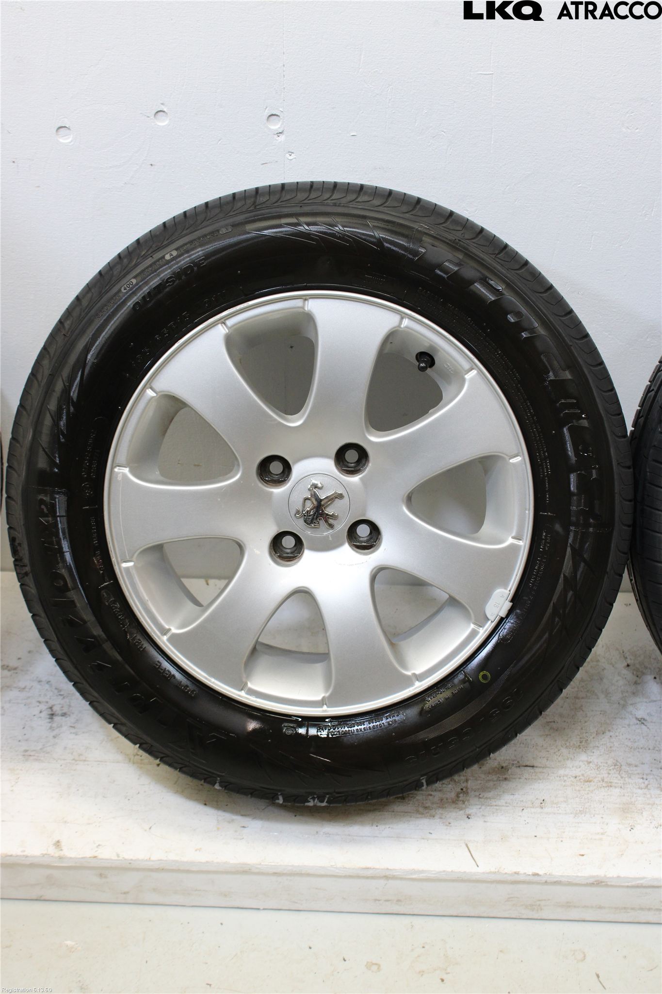 Peugeot 307     05-08 Dekk Sommer På Alu Felg 4Stk