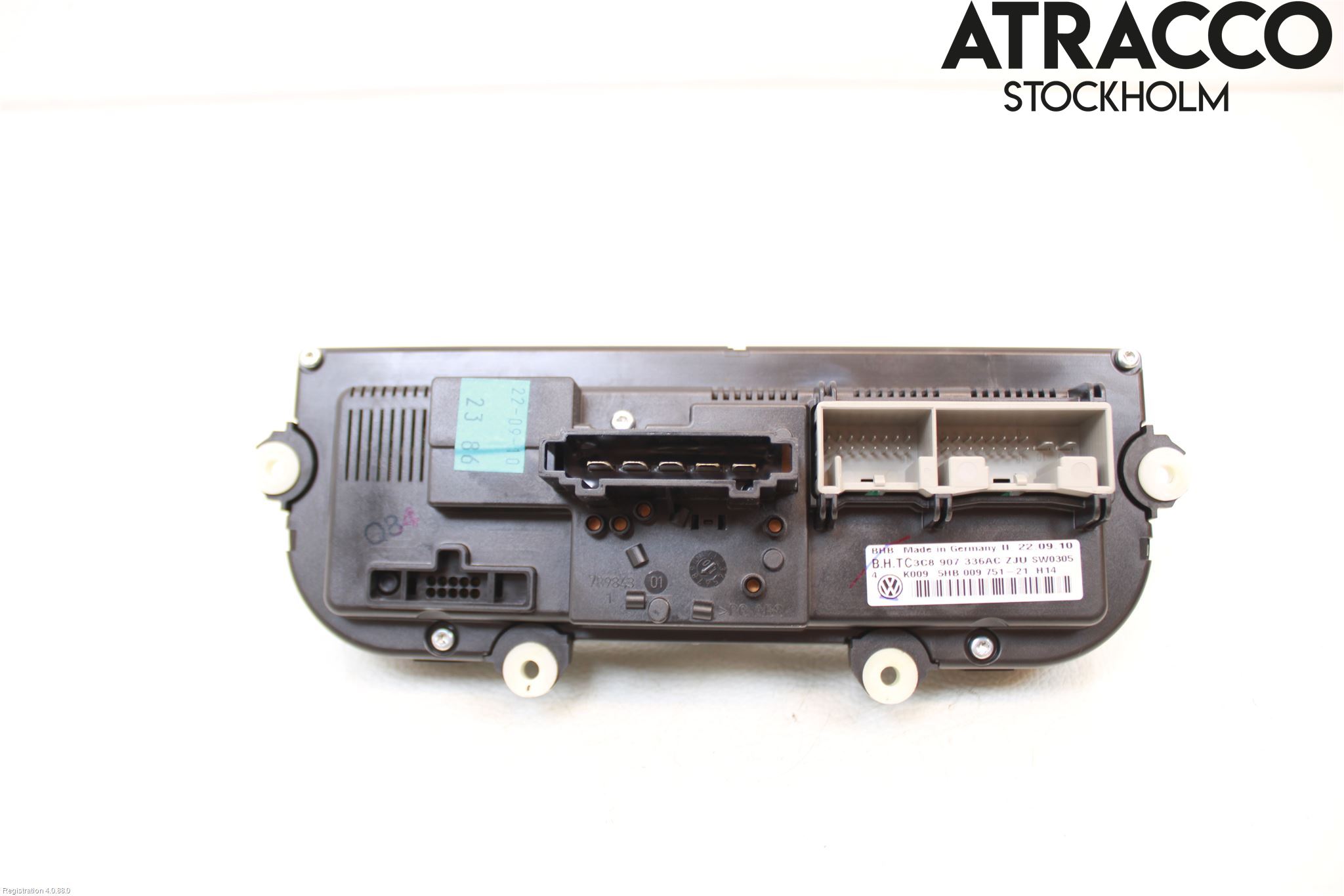 Volkswagen VW GOLF PLUS/CROSS GOLF 04-14 Varme Ac Betjening-Display