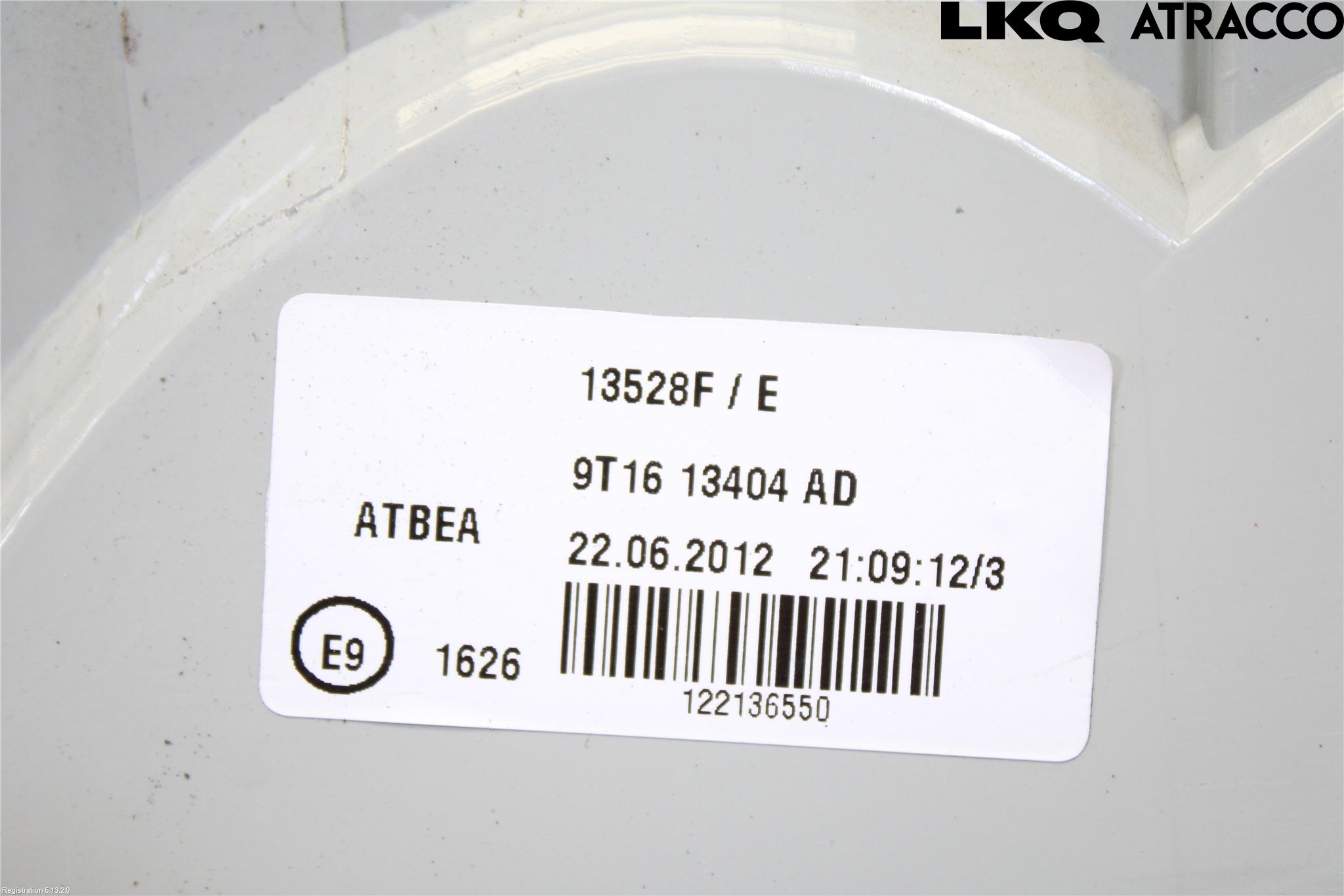 Ford TRANSIT CONNECT 09-13 Baklykt Høyre