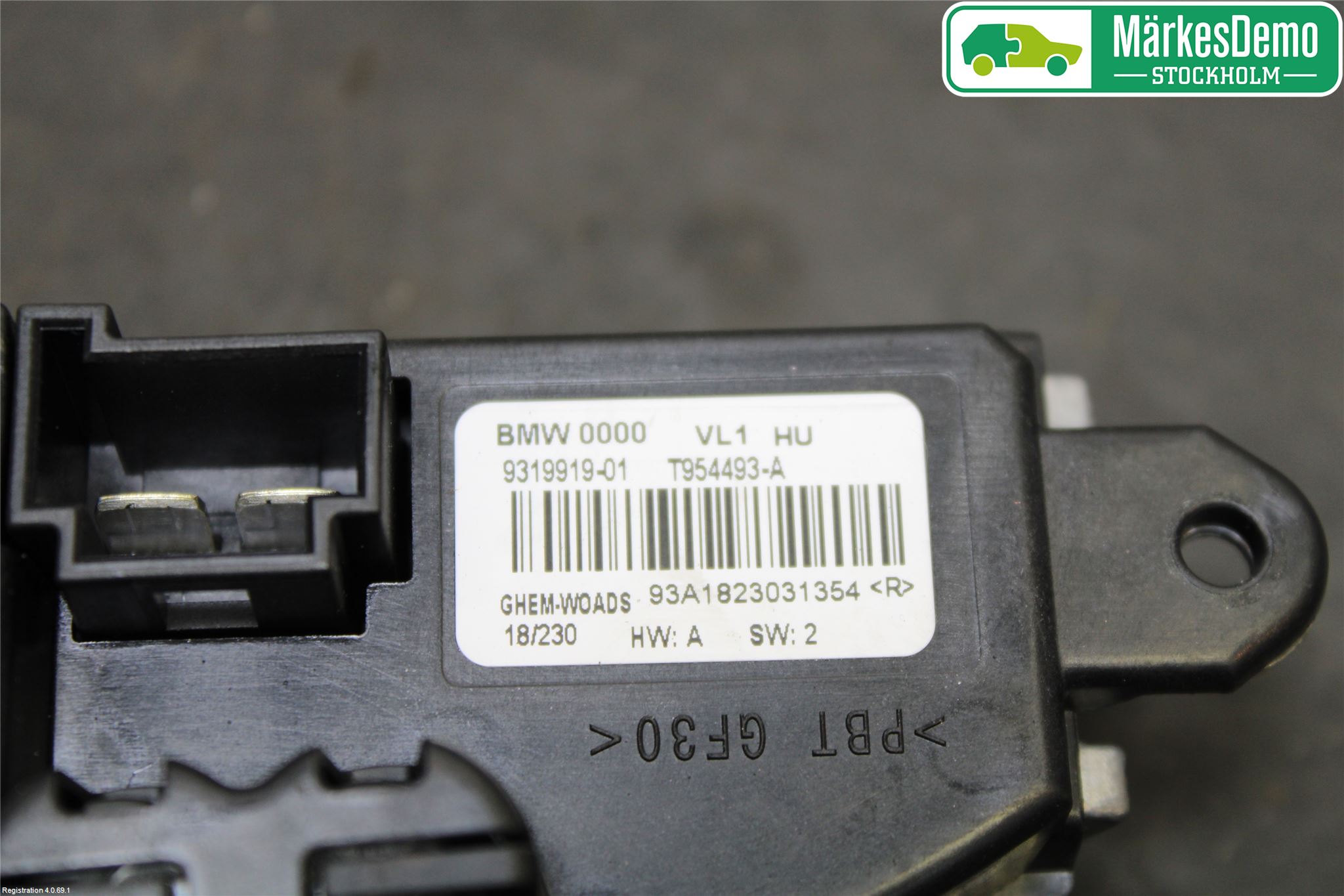 BMW 3 F30/F31/F80 12-19 Varmeapparat Viftemotstand