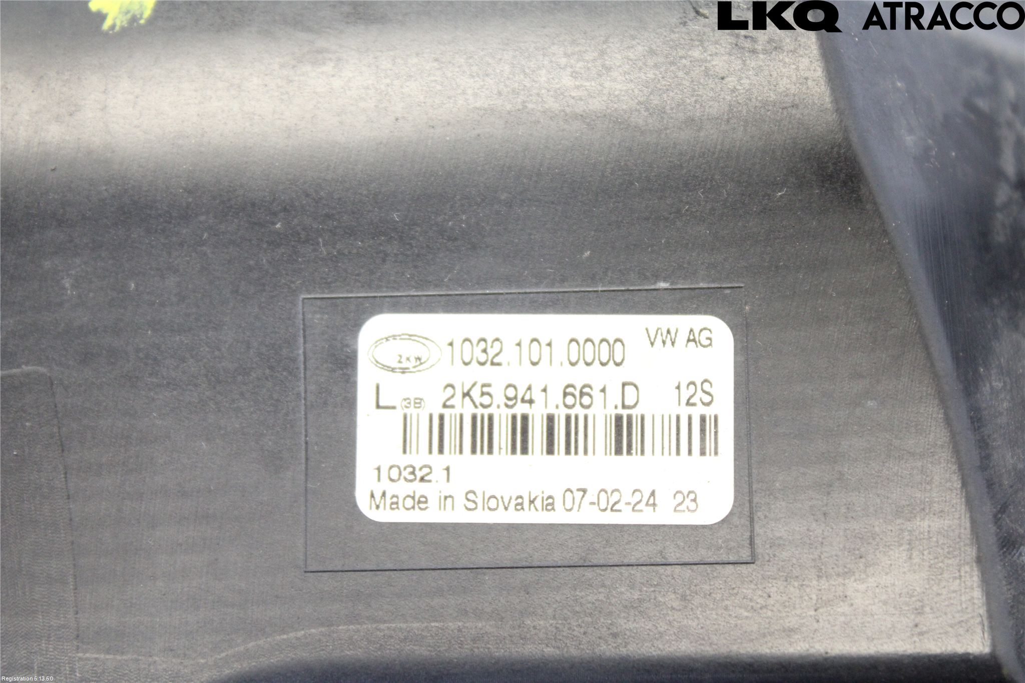 Volkswagen VW CADDY 16-20 Frontlykt-Kurve-Tåkelys