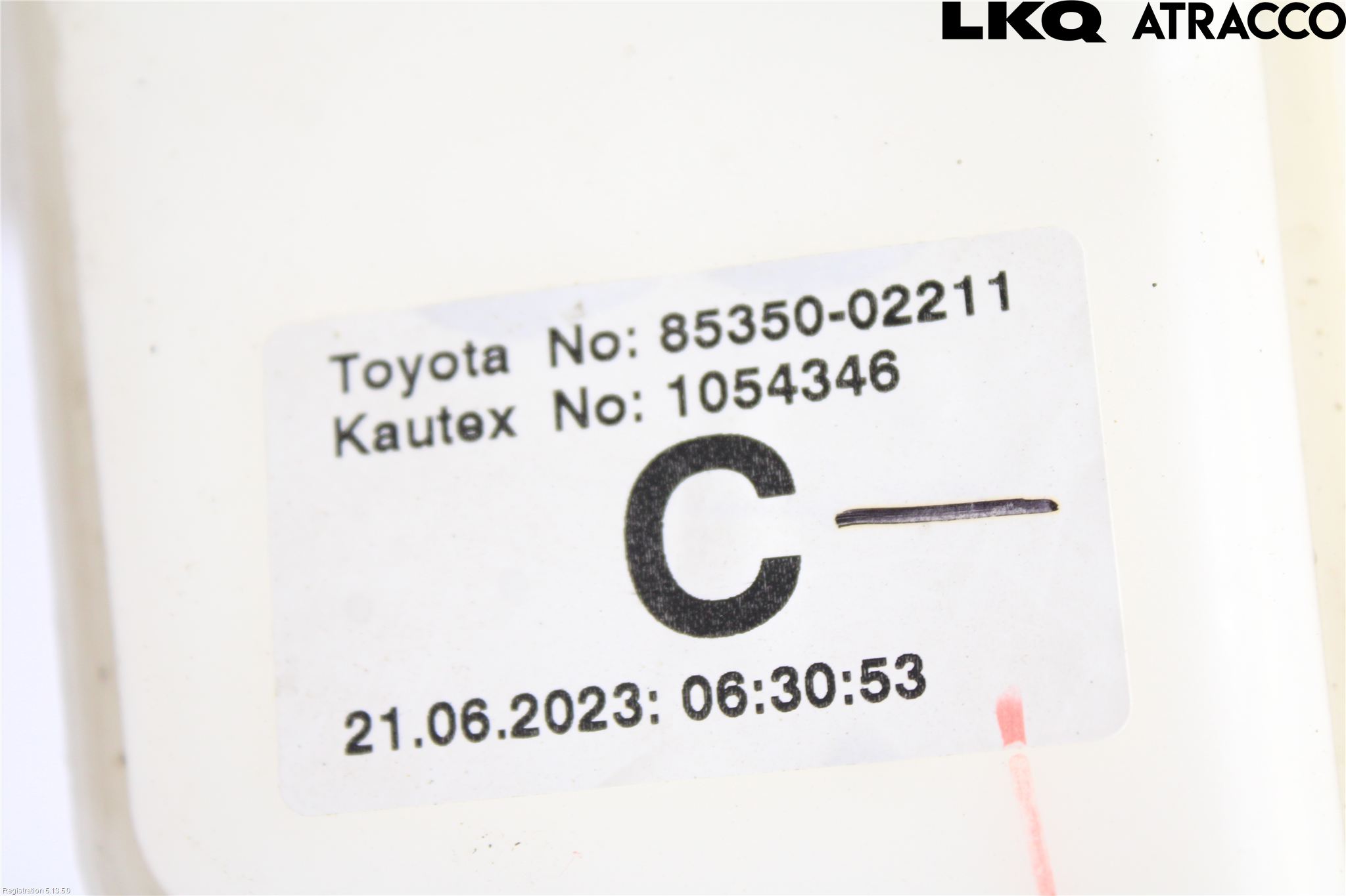 Toyota COROLLA 19- Spylerbeholder Frontrute-Lykte