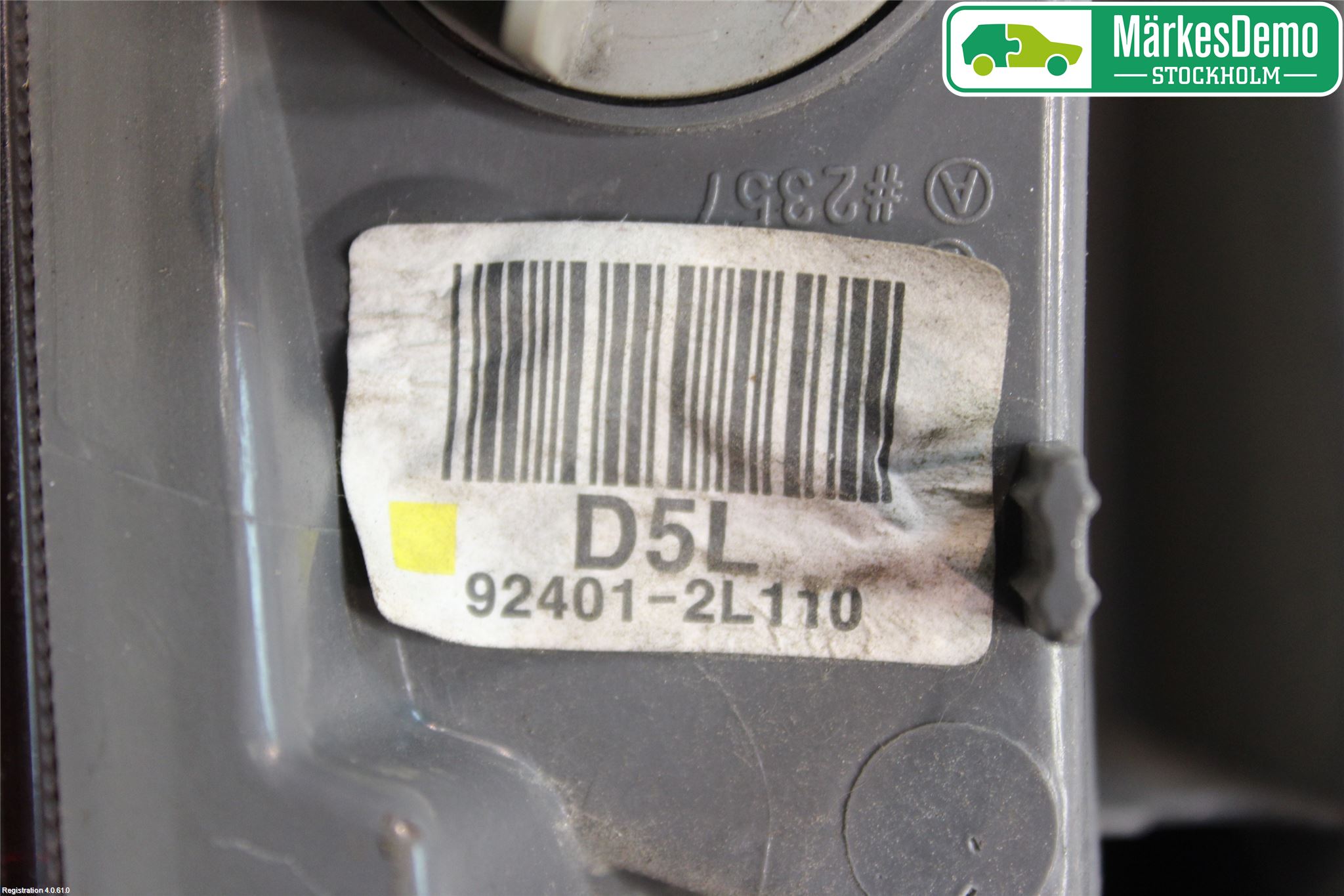 Hyundai i30 FD 07-12 Baklykt Venstre