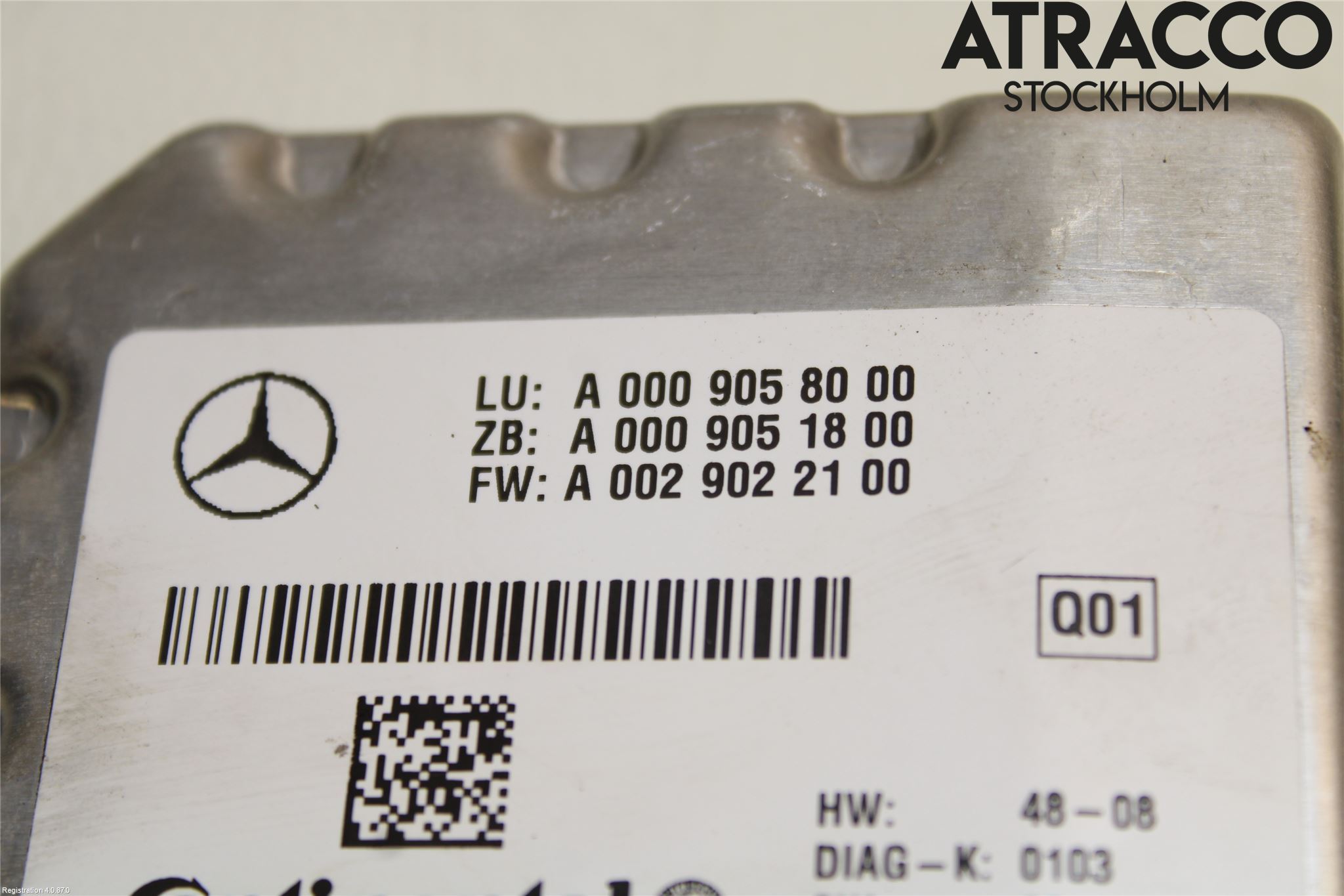 Mercedes-Benz MB E-KLASS (W212) 09-16 Sensor Kollisjonsbeskyttelse