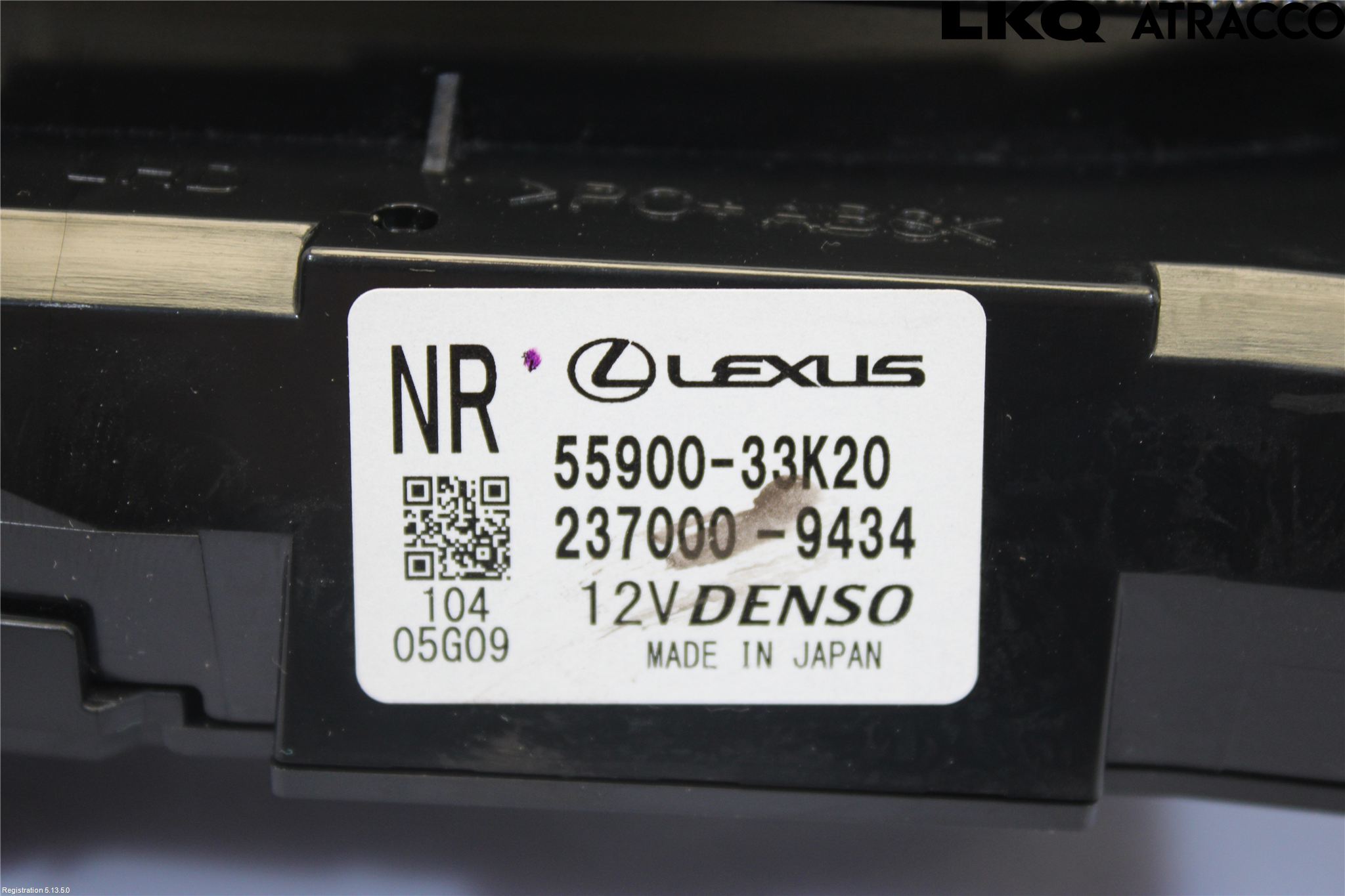 Lexus ES 250/300/330 Varme Ac Betjening-Display