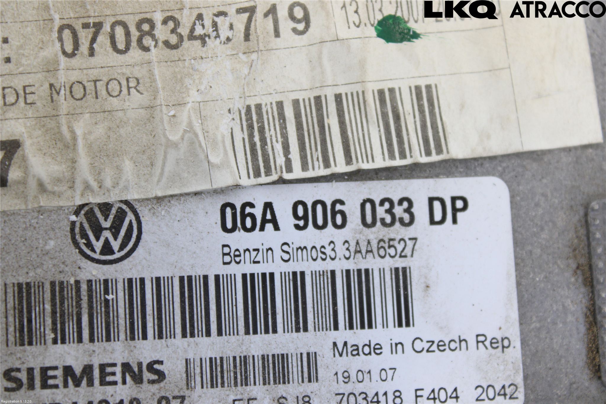 Volkswagen VW BEETLE 98-10 Styreenhet Innsprøytning