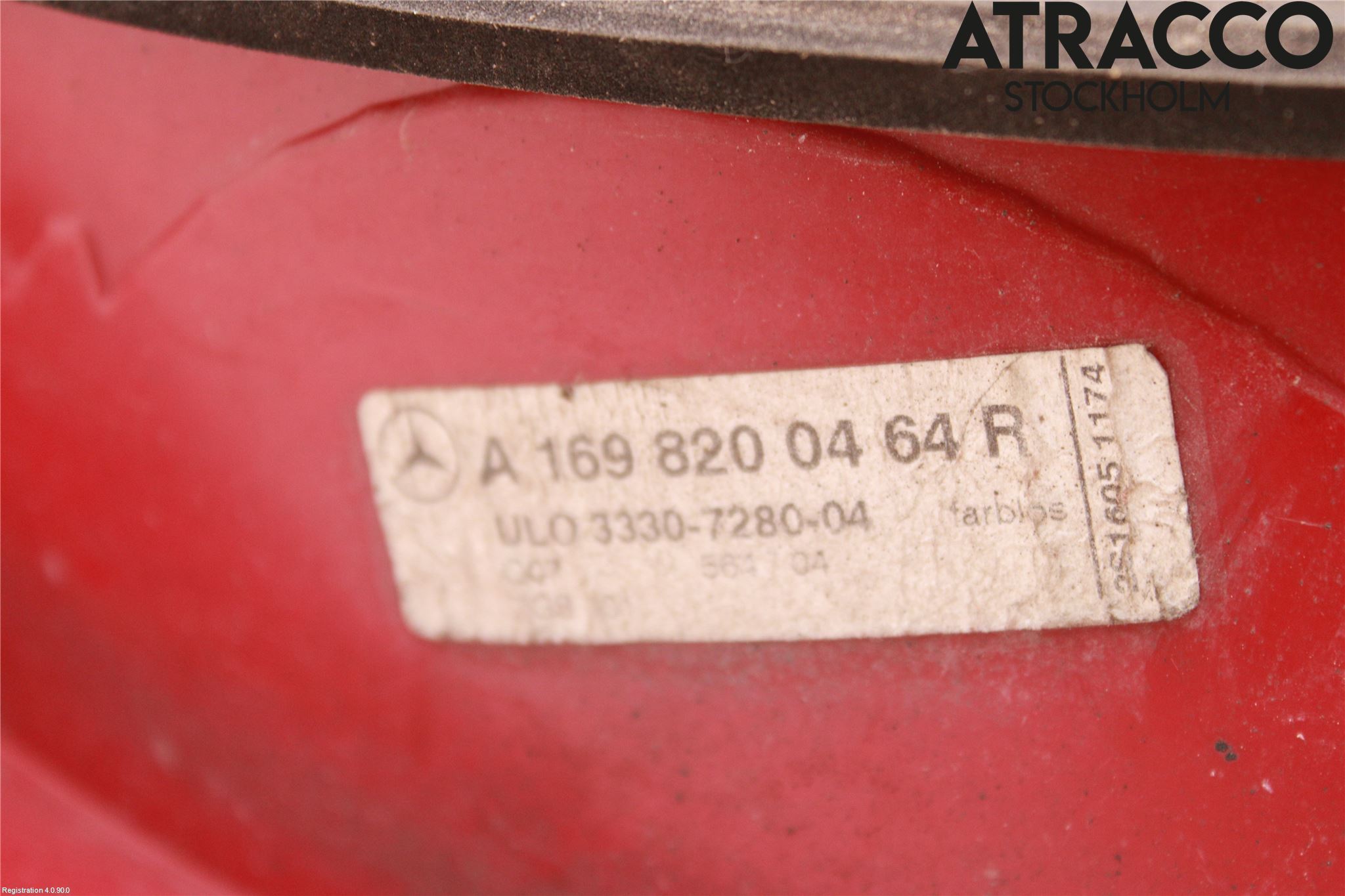 Mercedes-Benz MB A-KLASS (W169) 04-12 Baklykt Høyre