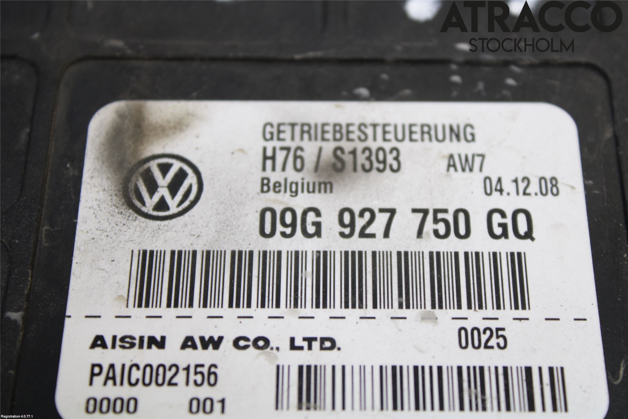 Volkswagen VW PASSAT CC 08-16 Styreenhet Gearkasse