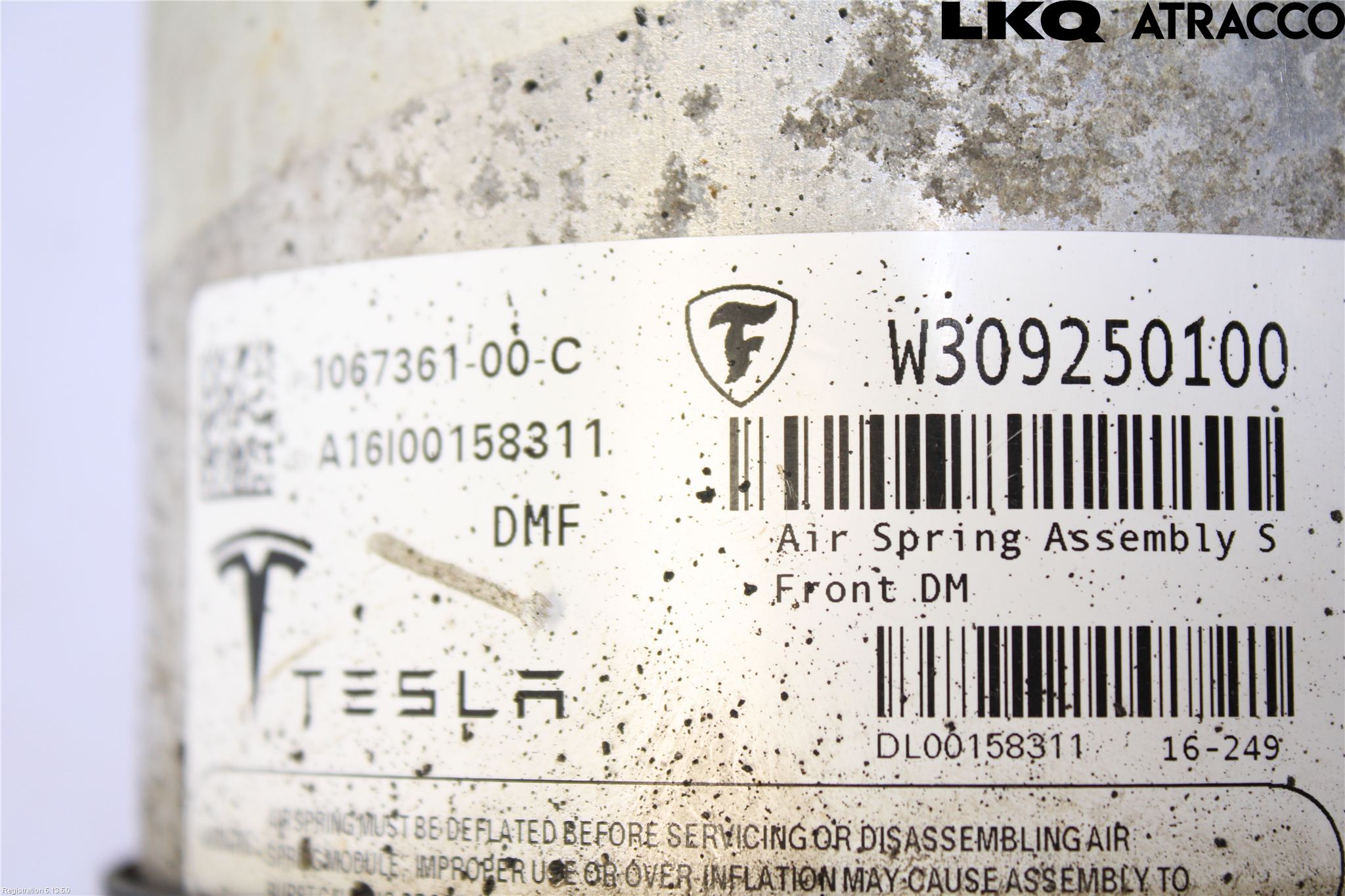 Tesla MODEL S 13- Fjærbein Foran Høyre