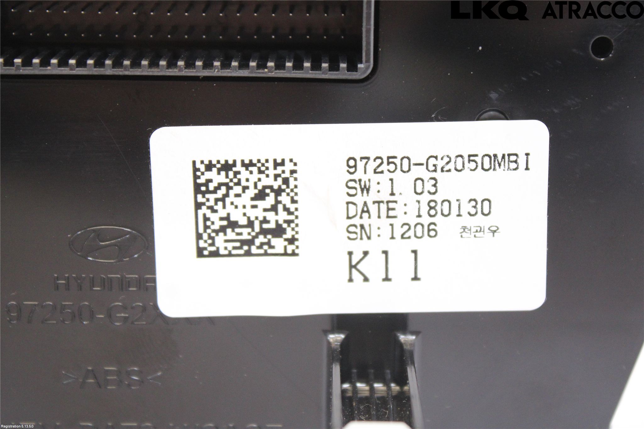 Hyundai IONIQ AE 17-22 Varme Ac Betjening-Display