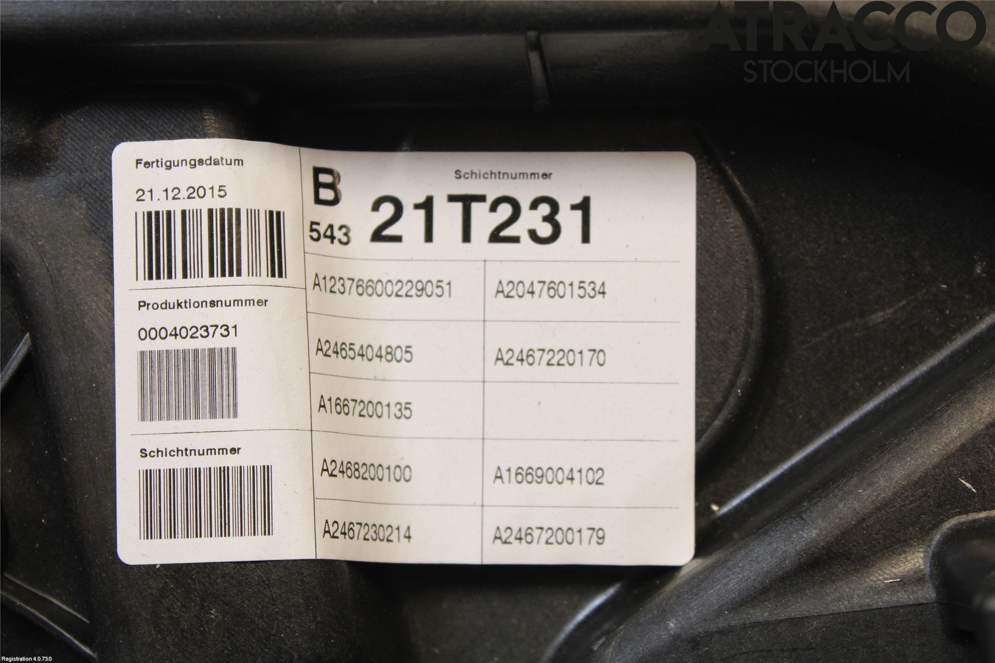 Mercedes-Benz MB B-KLASS (W246/W242) 12-19 Vindusheis El Komp