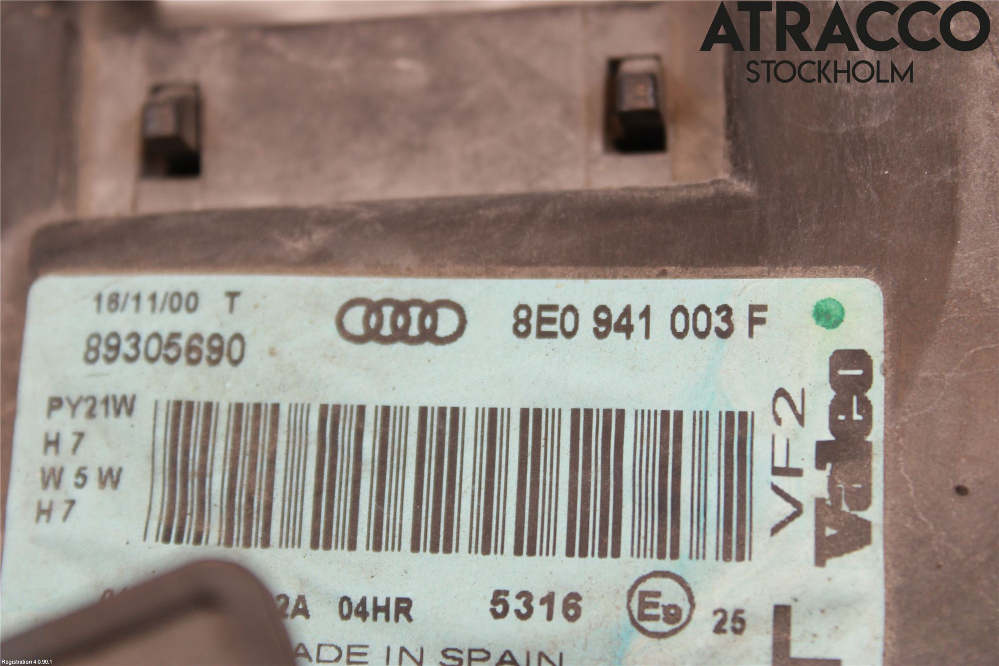 Audi A4/S4 01-05 Frontlykt Venstre