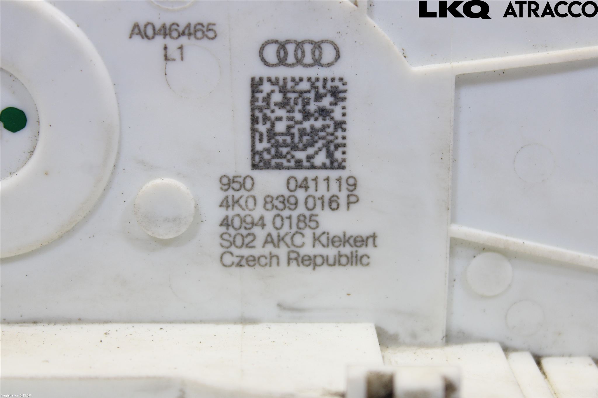 Audi E-TRON, S GE 19- Dørlås - Låsekasse