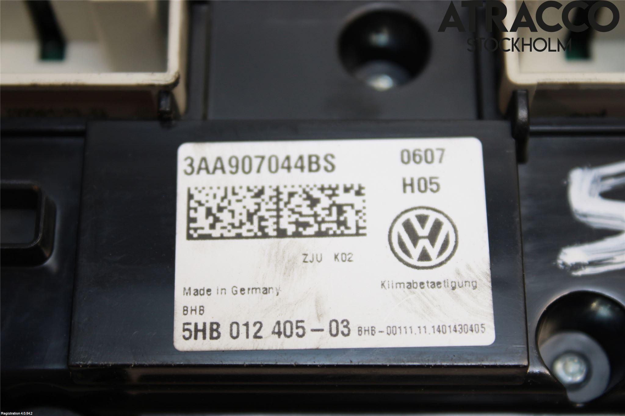 Volkswagen VW PASSAT 11-14 Varme Ac Betjening-Display