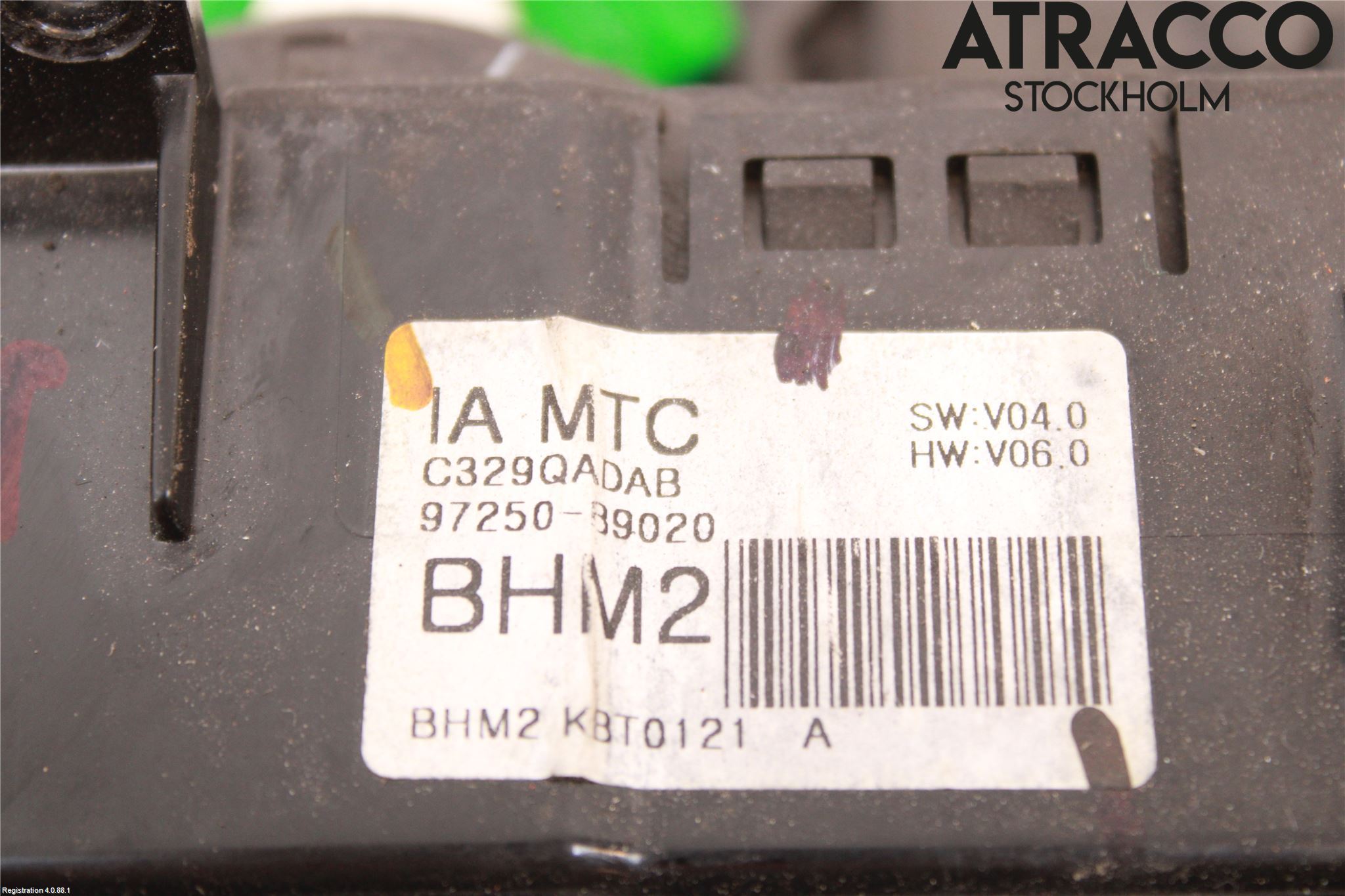 Hyundai i10 BA 14-16 Varme Ac Betjening-Display