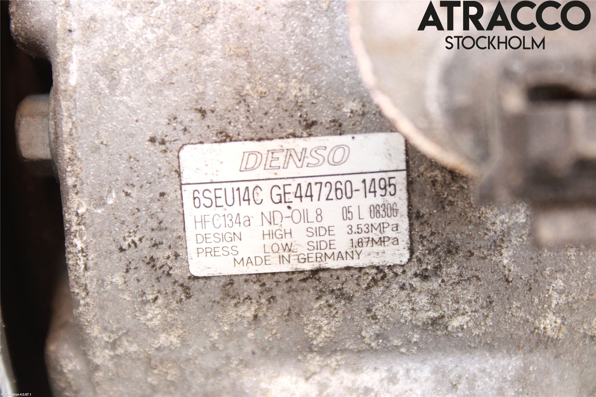 Toyota AVENSIS 09-15 Varme Ac Kompressor