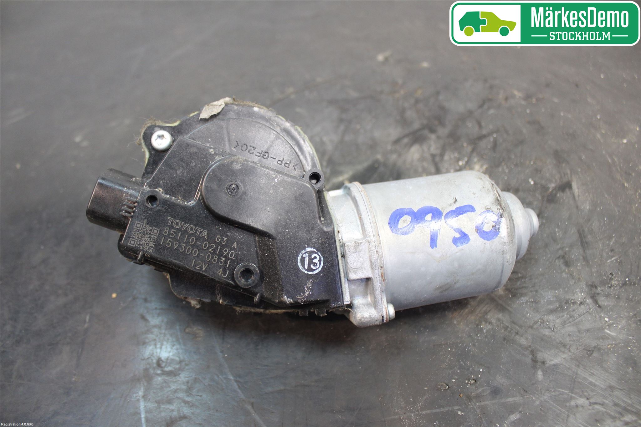 Toyota AURIS 07-09 Viskermotor Frontrute