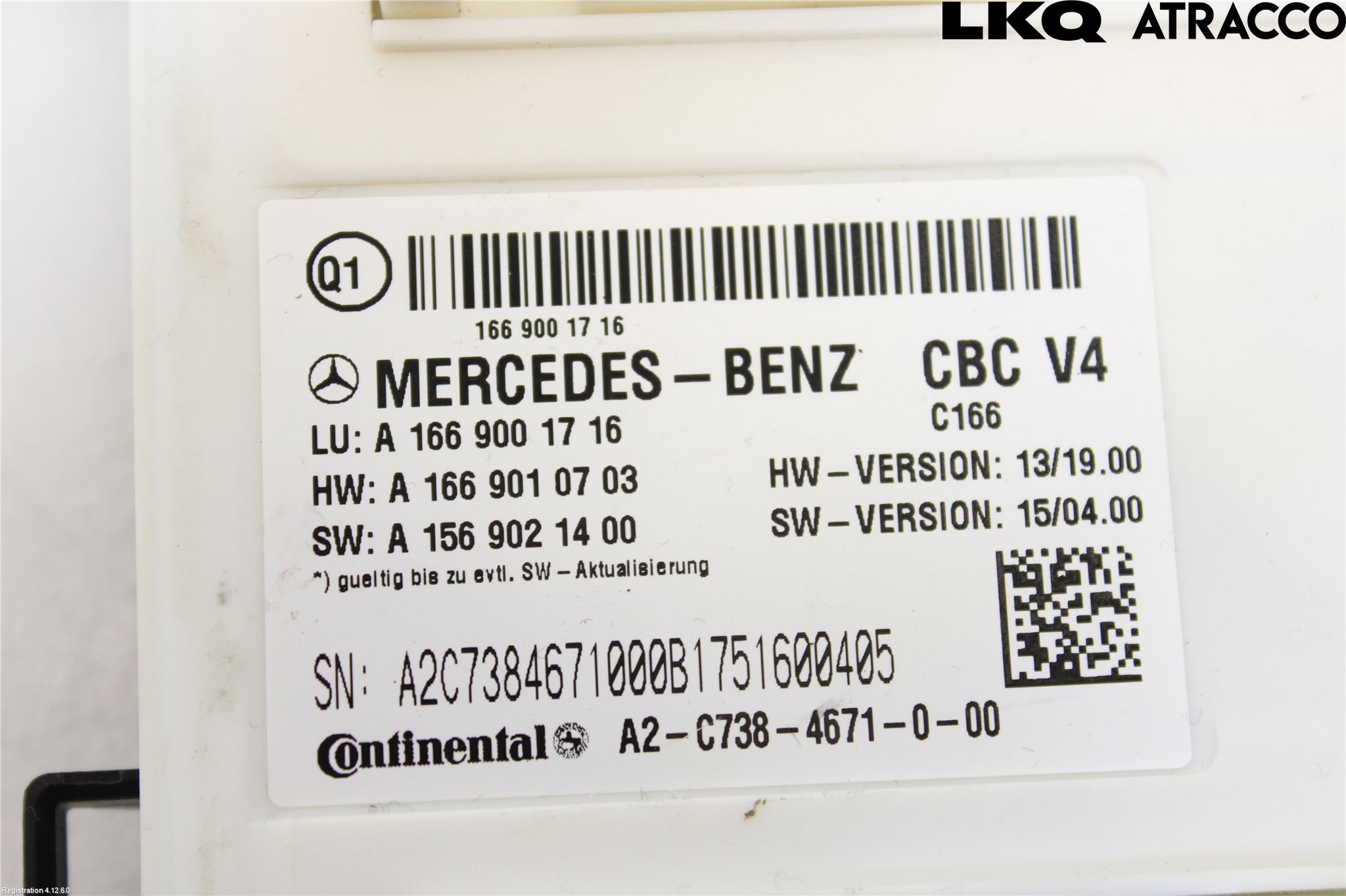Mercedes-Benz MB GLE COUPÉ (C292) 15-19 Styreenhet Øvrig