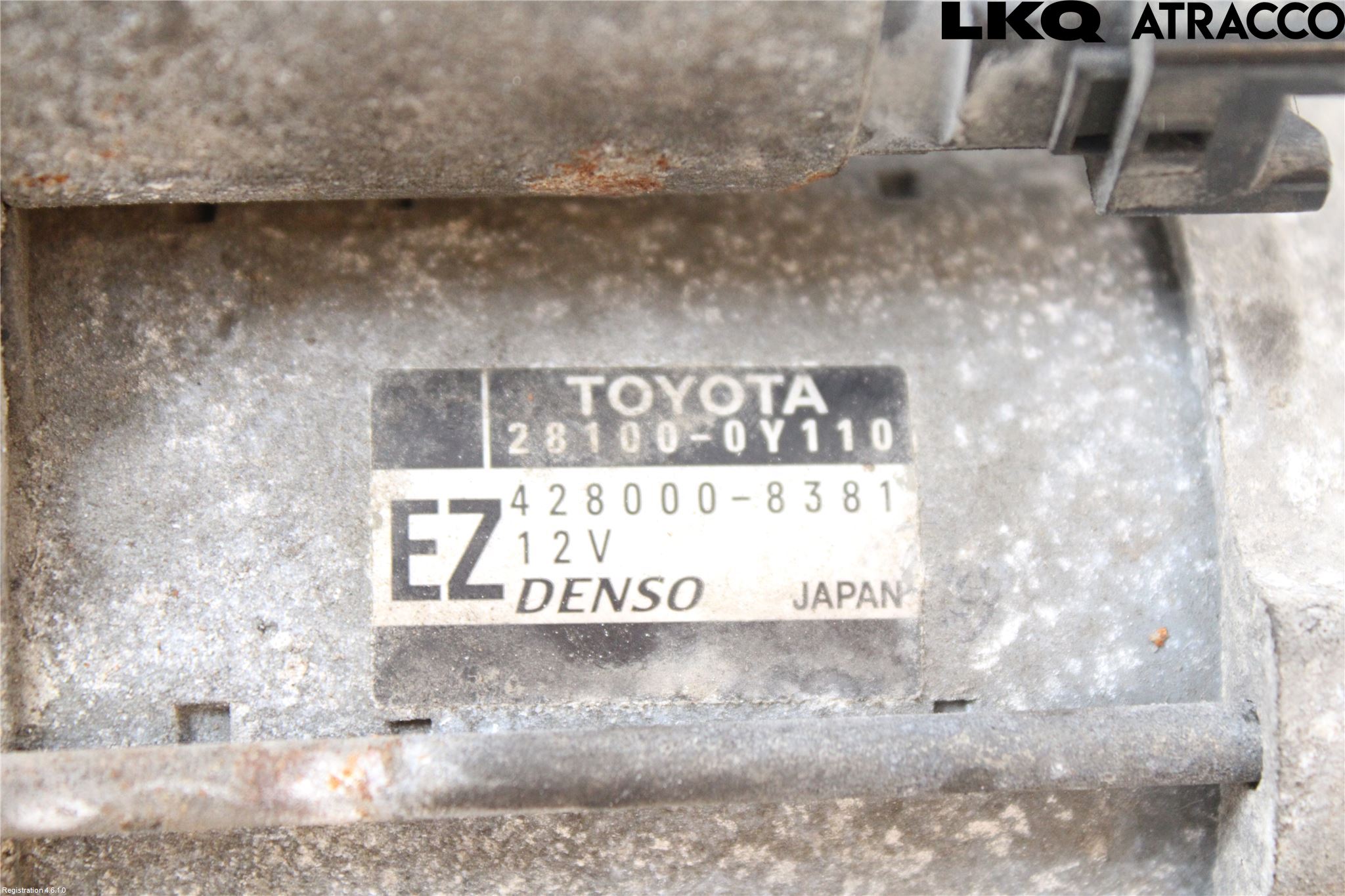 Toyota YARIS XP130 12-14 Startmotor