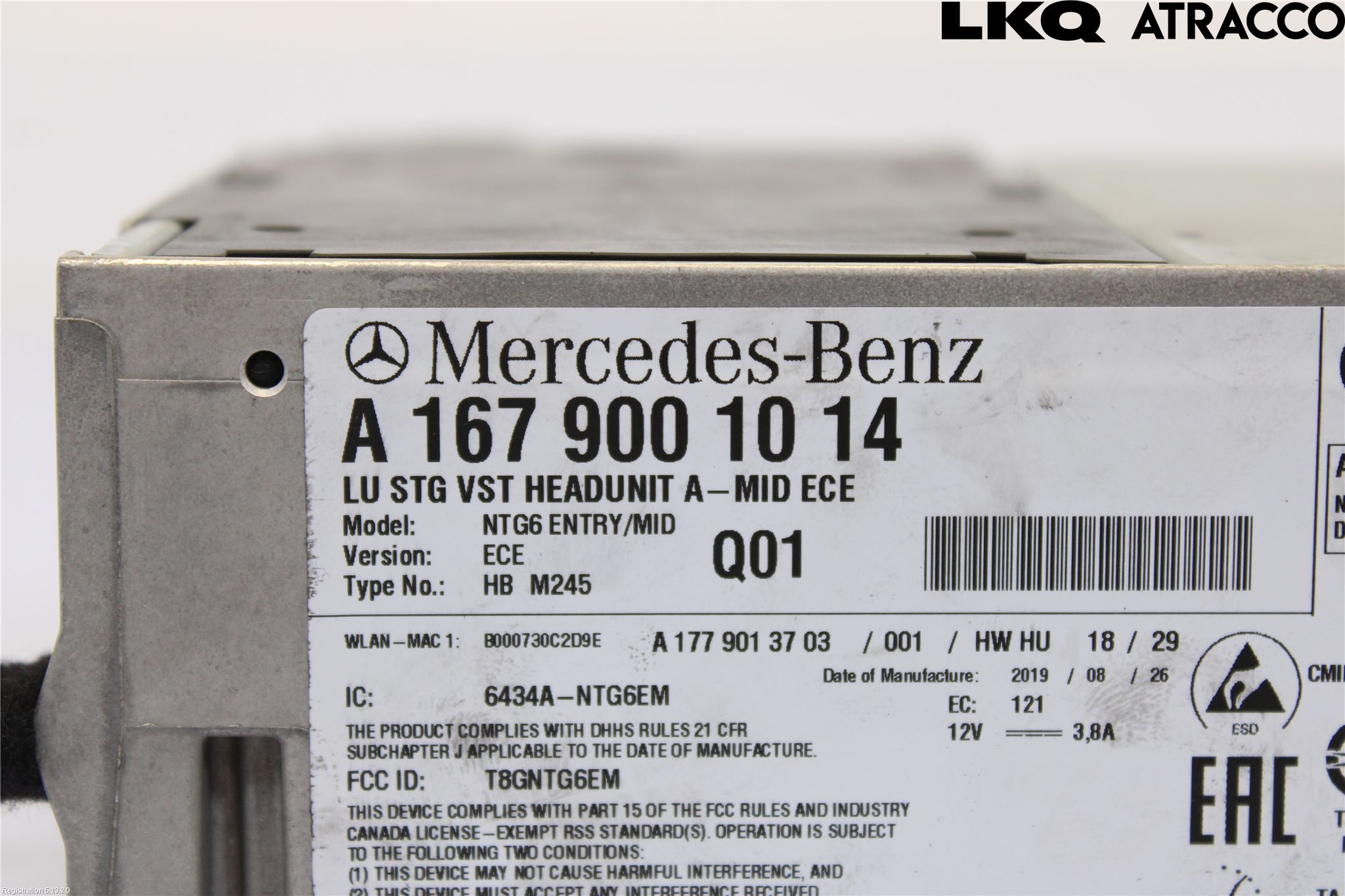 Mercedes-Benz MB A-KLASS (W177) 18- Stereo Radio Med Cd
