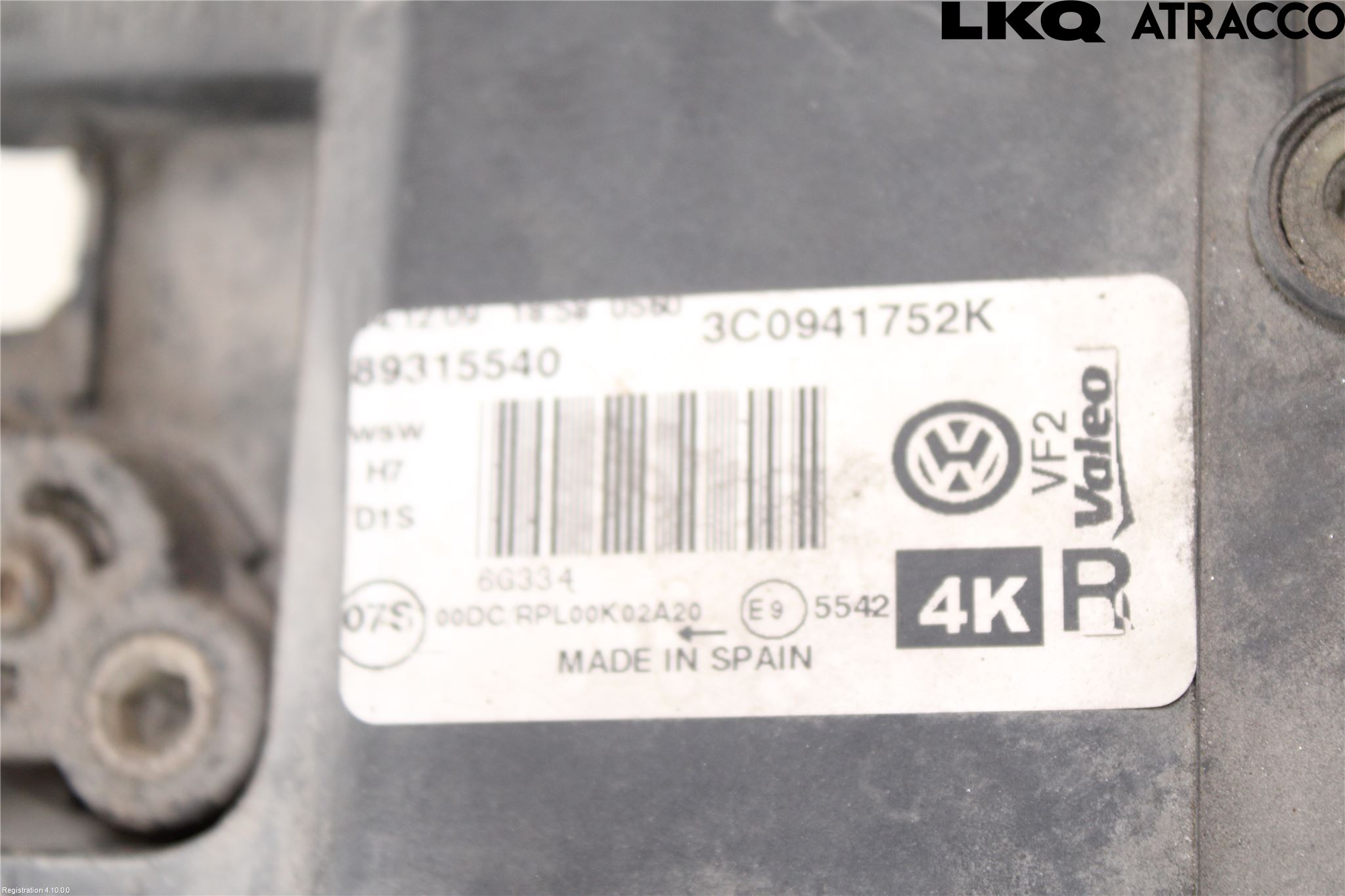 Volkswagen VW PASSAT 05-11 Frontlykt Høyre