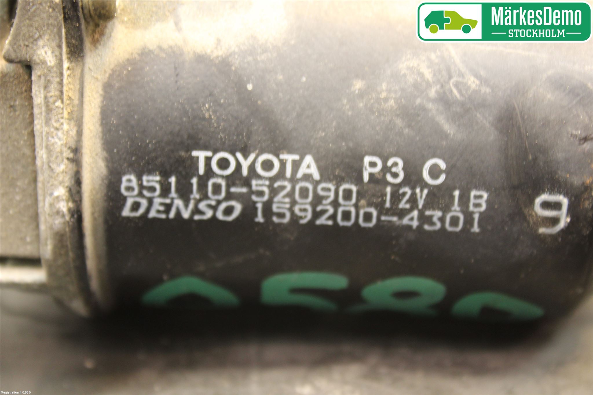 Toyota YARIS VERSO P1 00-05 Viskermotor Frontrute