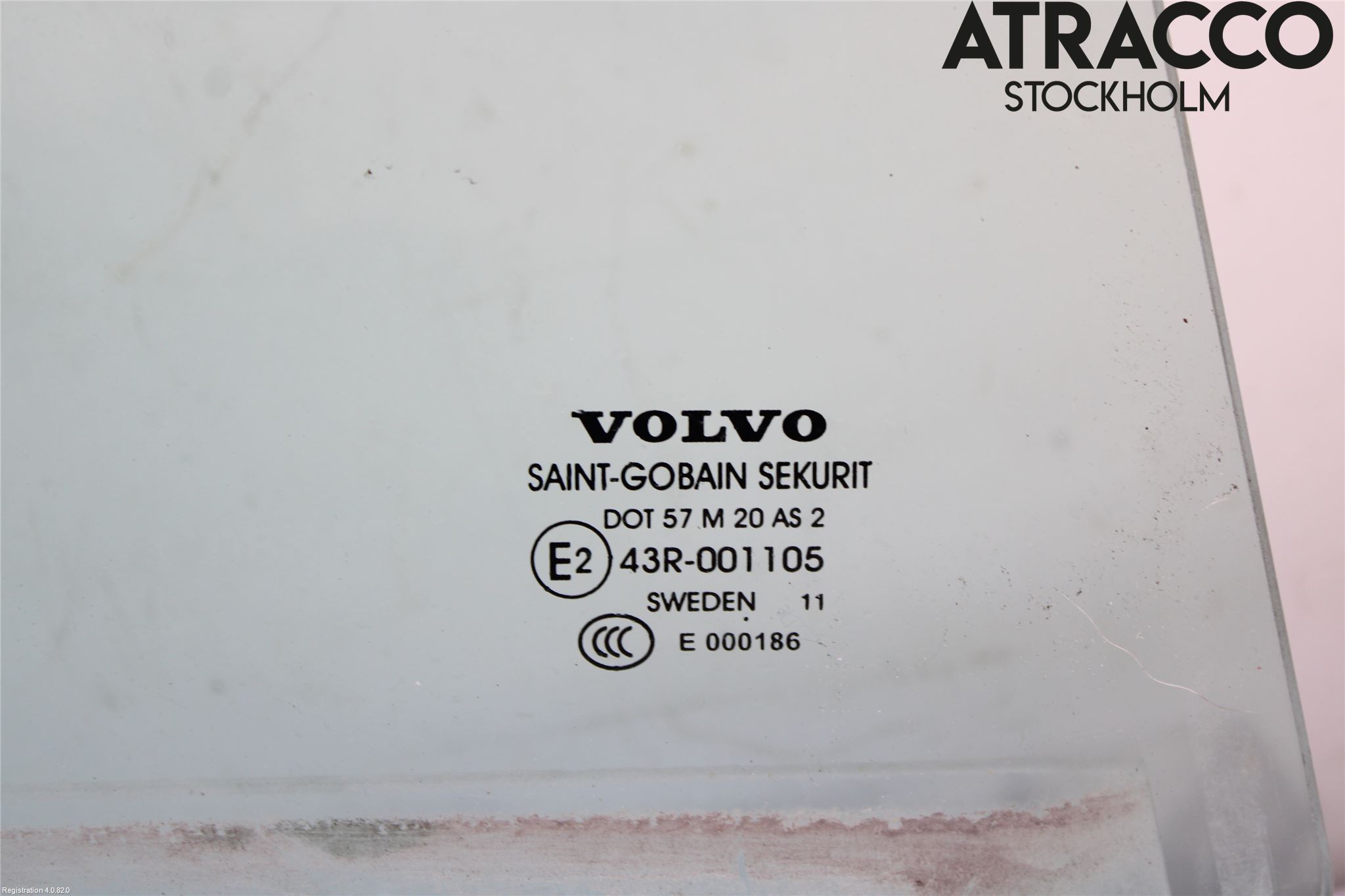 Volvo S60 11-13 Dørrute Bak Høyre 4Dørs