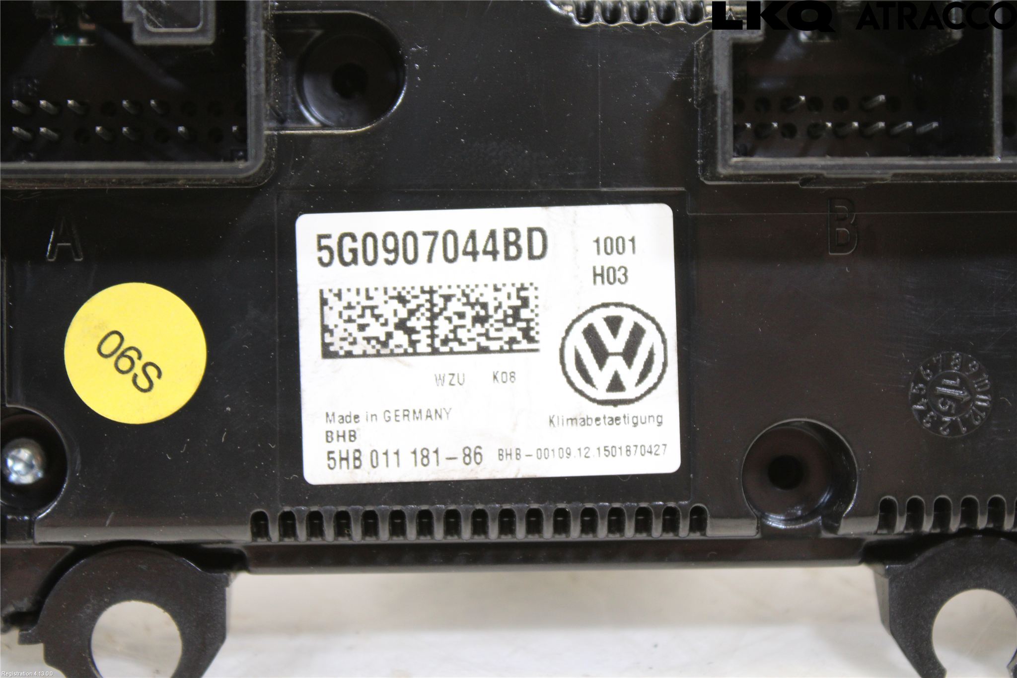 Volkswagen VW GOLF / E-GOLF VII 13-20 Varme Ac Betjening-Display