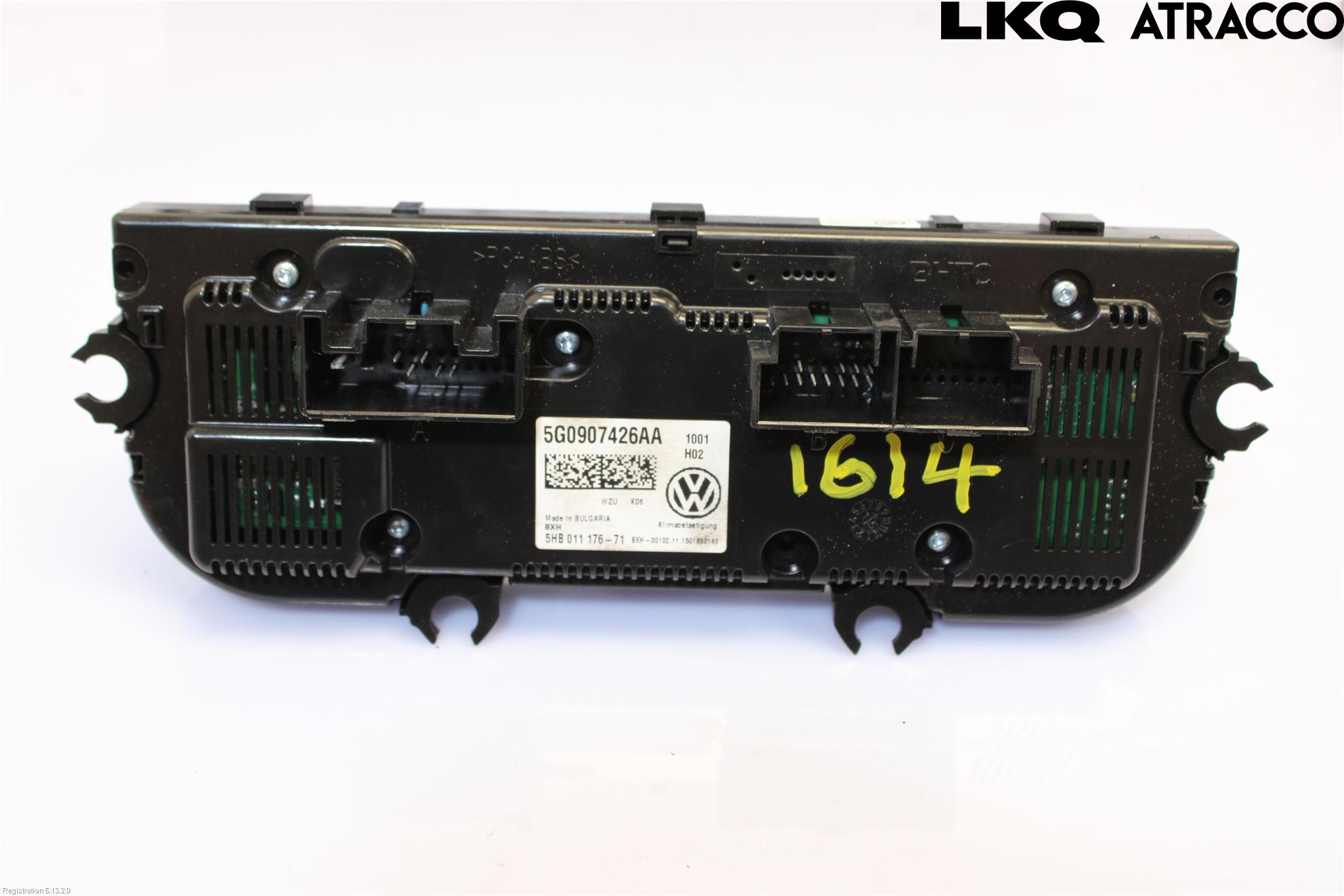 Volkswagen VW GOLF / E-GOLF VII 13-20 Varmeapparat Panel(Regulering)