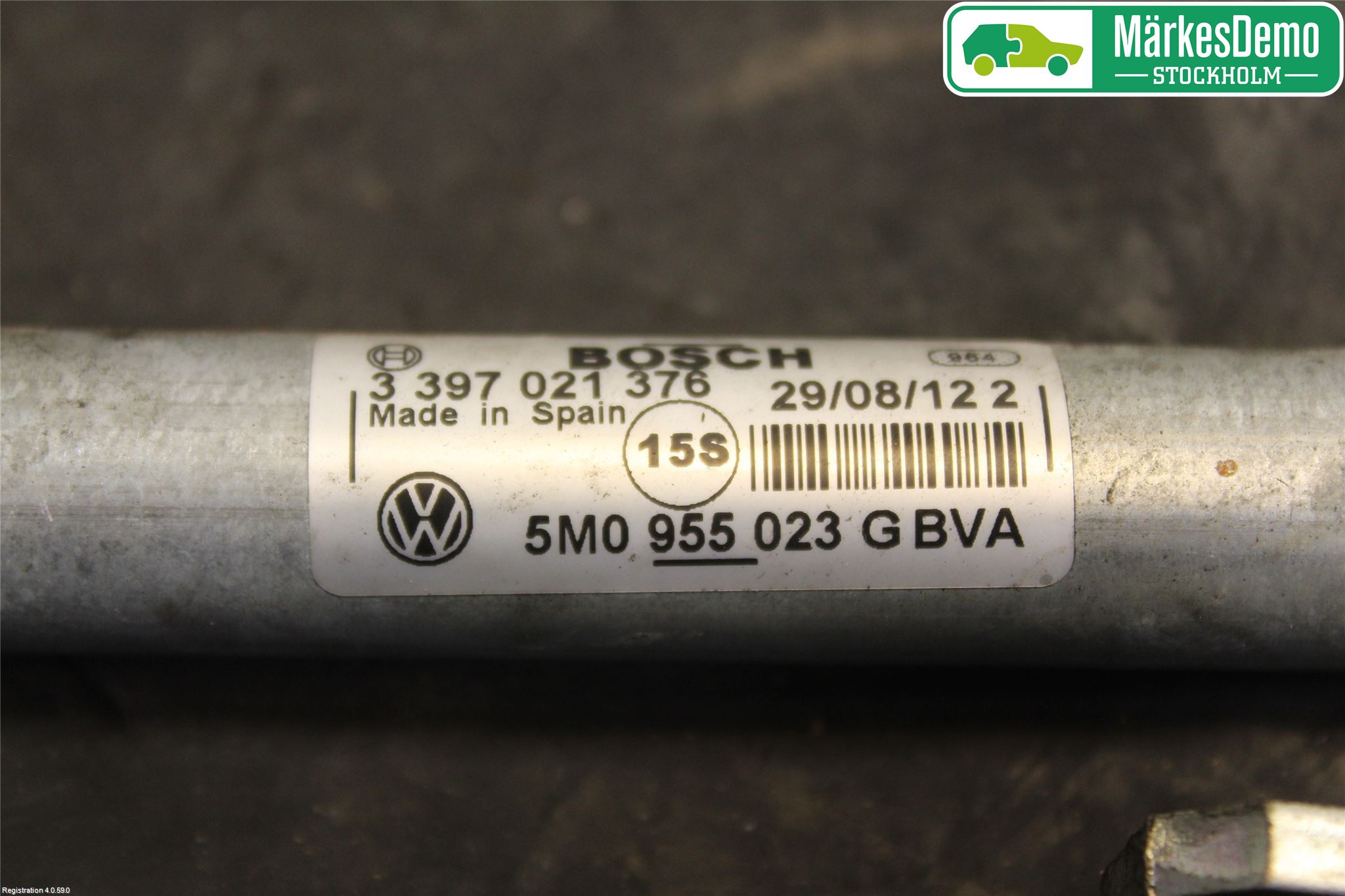 Volkswagen VW GOLF PLUS/CROSS GOLF 04-14 Viskeroverføring Frontrute