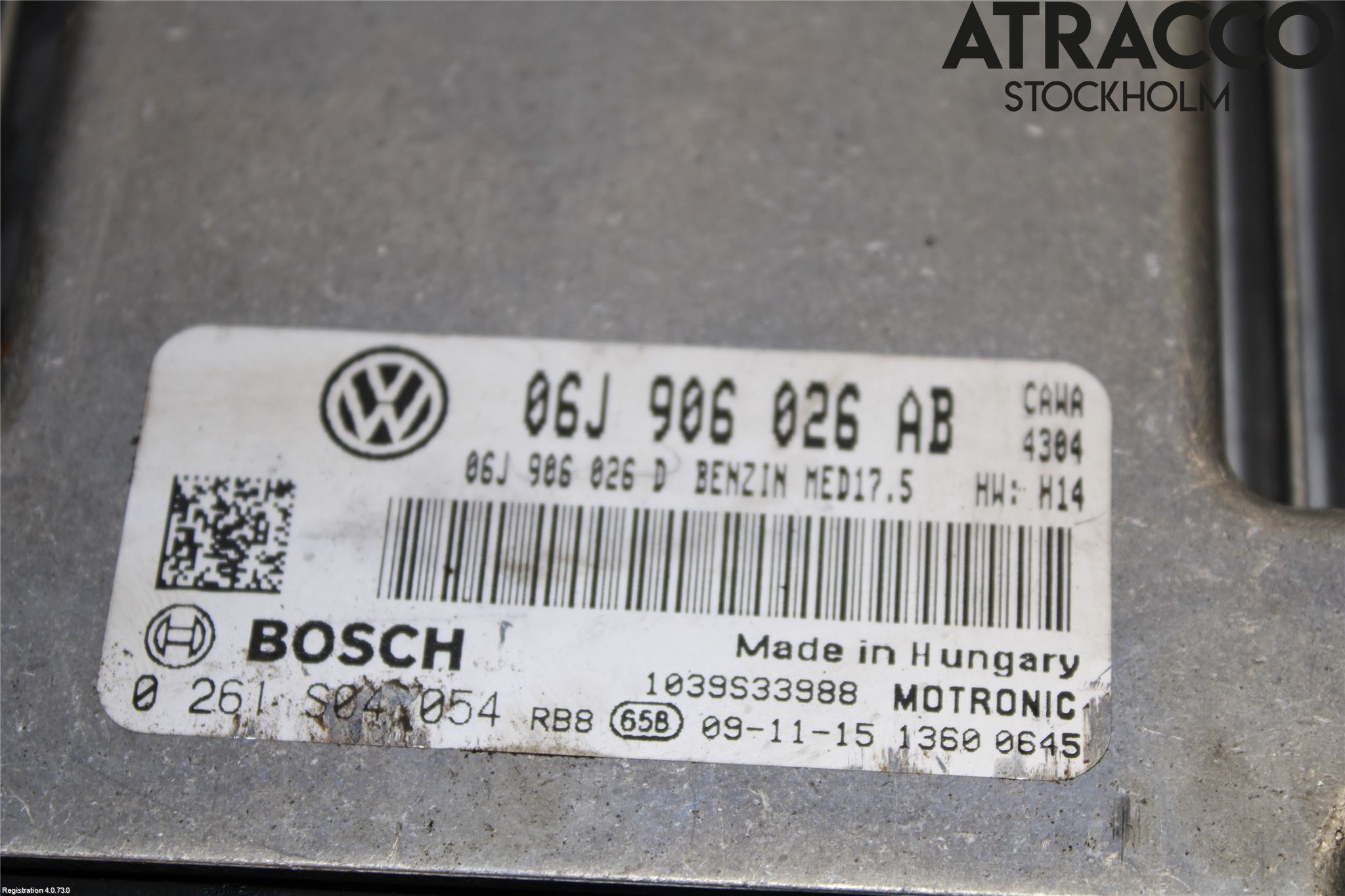 Volkswagen VW TIGUAN 07-16 Styreenhet Innsprøytning