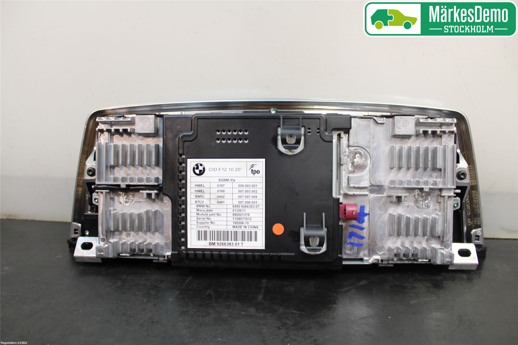 BMW 6 F12/F13 10-18 Stereo Radio Med Cd