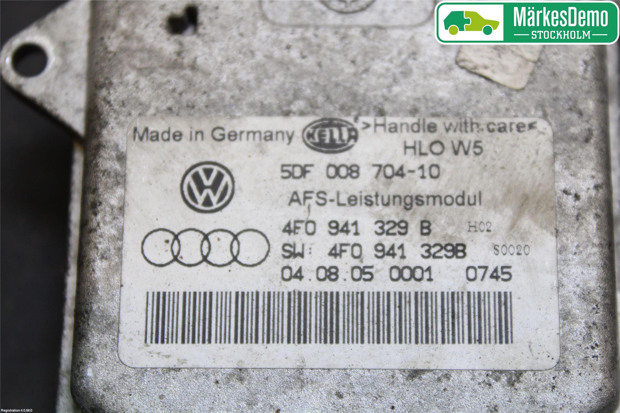 Audi A6/S6     05-11 Styreenhet Xenon
