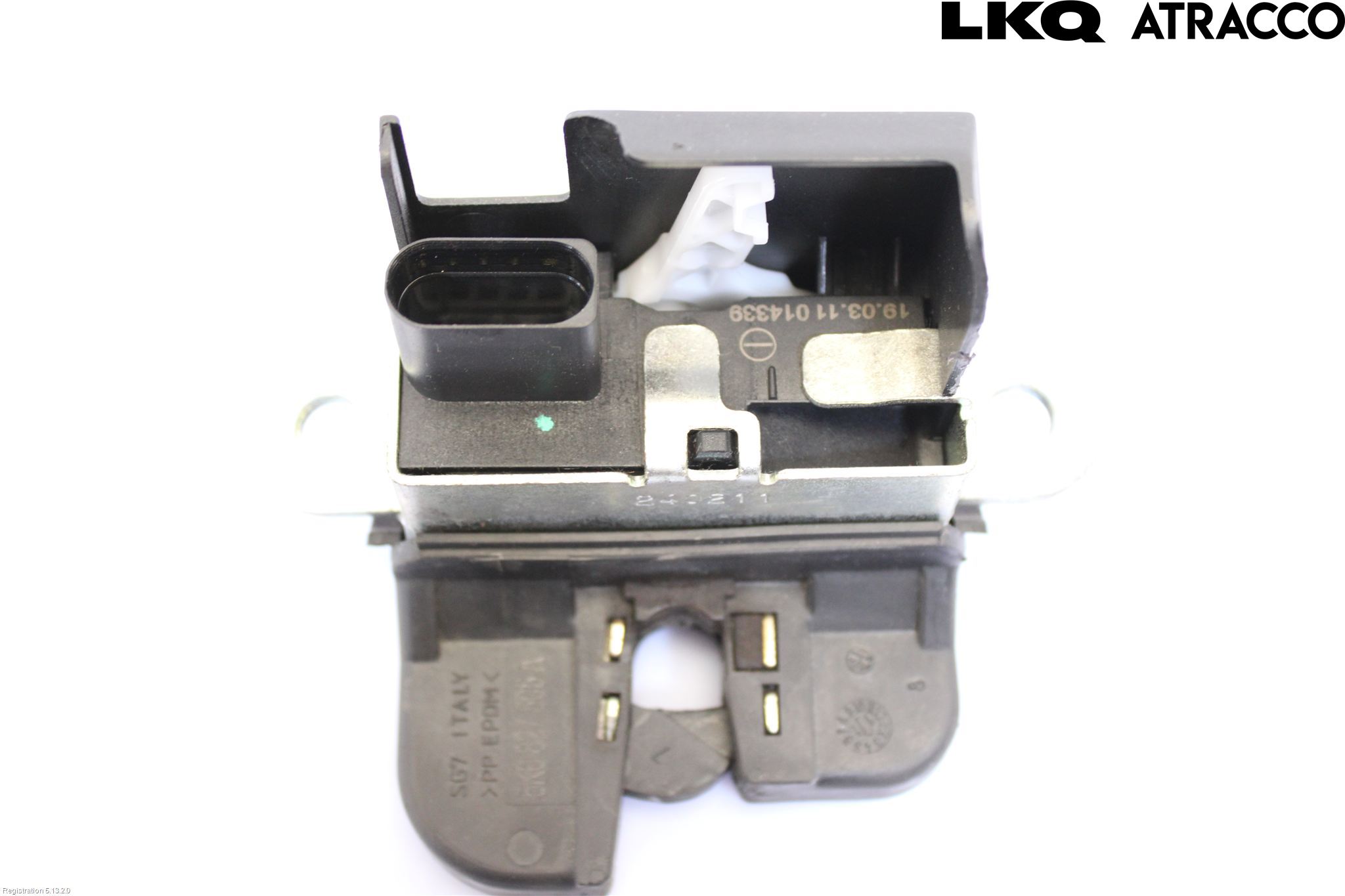 Volkswagen VW GOLF VI 09-13 Bakluke-Lokk Låsekasse