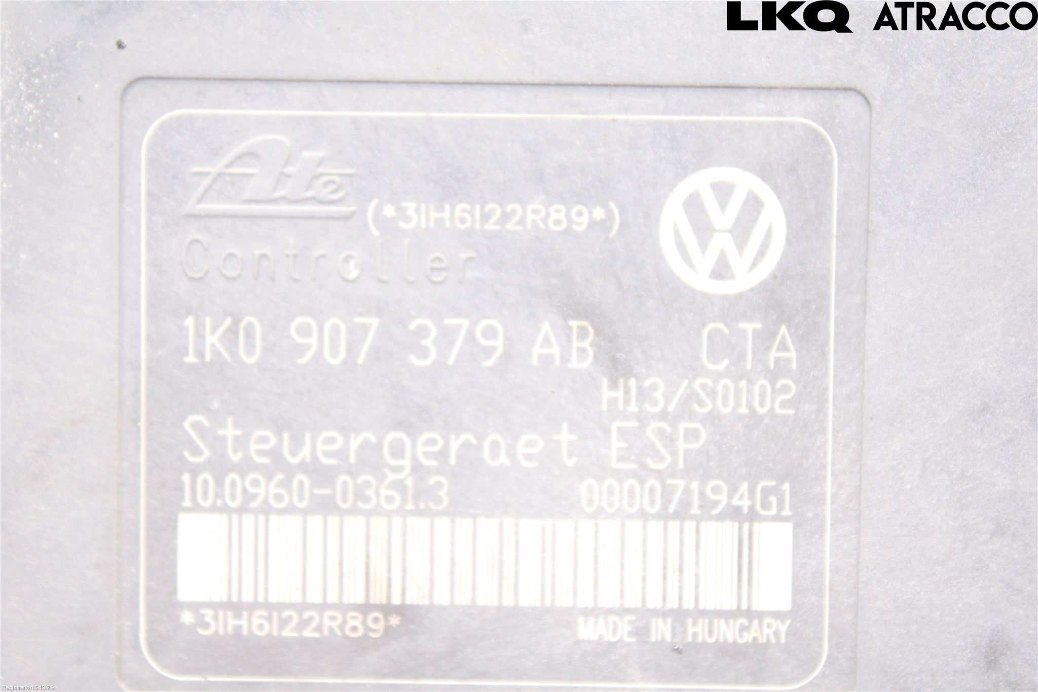 Skoda OCTAVIA (1Z) 05-13 Abs Hydraulikkaggregat