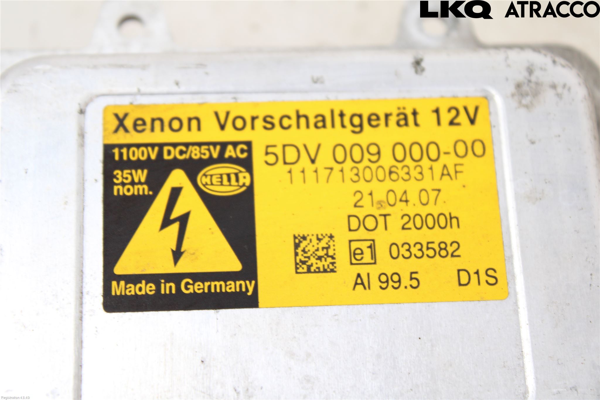 BMW 5 E60/61 Sed/Tou 02-10 Styreenhet Xenon