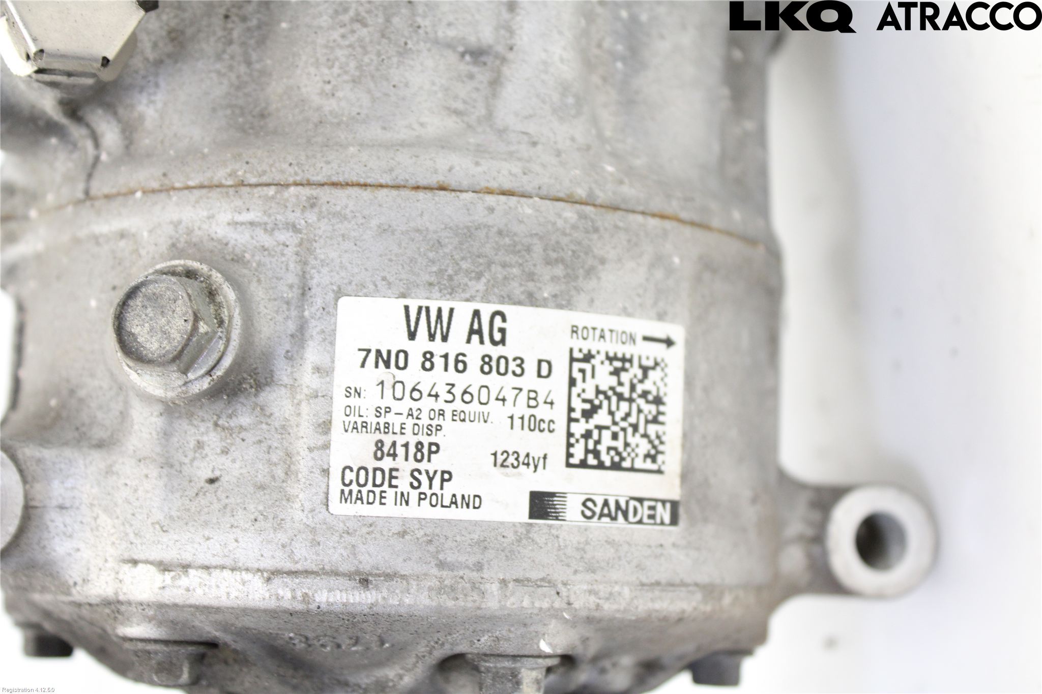 Volkswagen VW SHARAN 11- Varme Ac Kompressor
