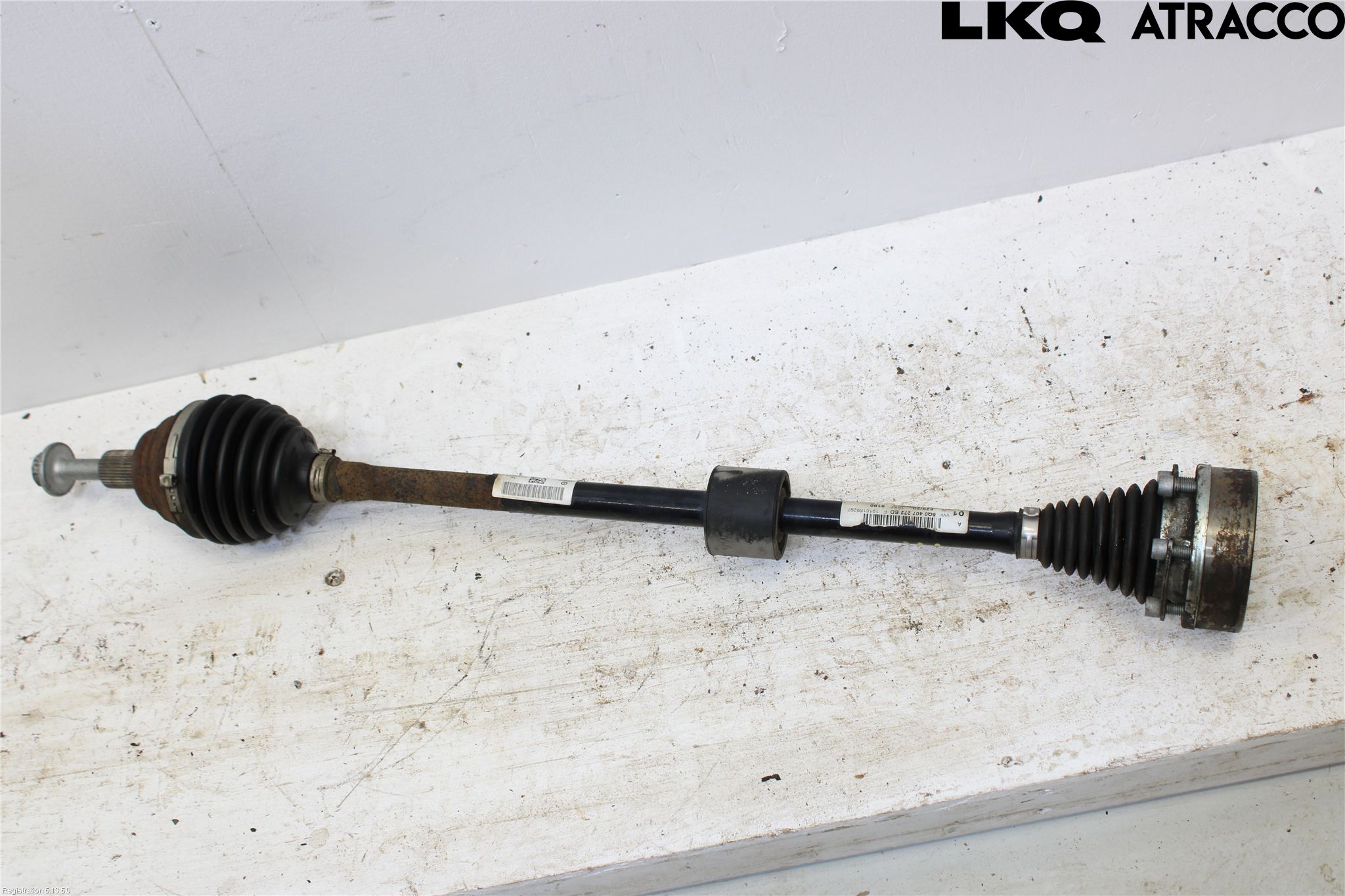 Volkswagen VW GOLF / E-GOLF VII 13-20 Drivaksel Foran Kompl Høyre